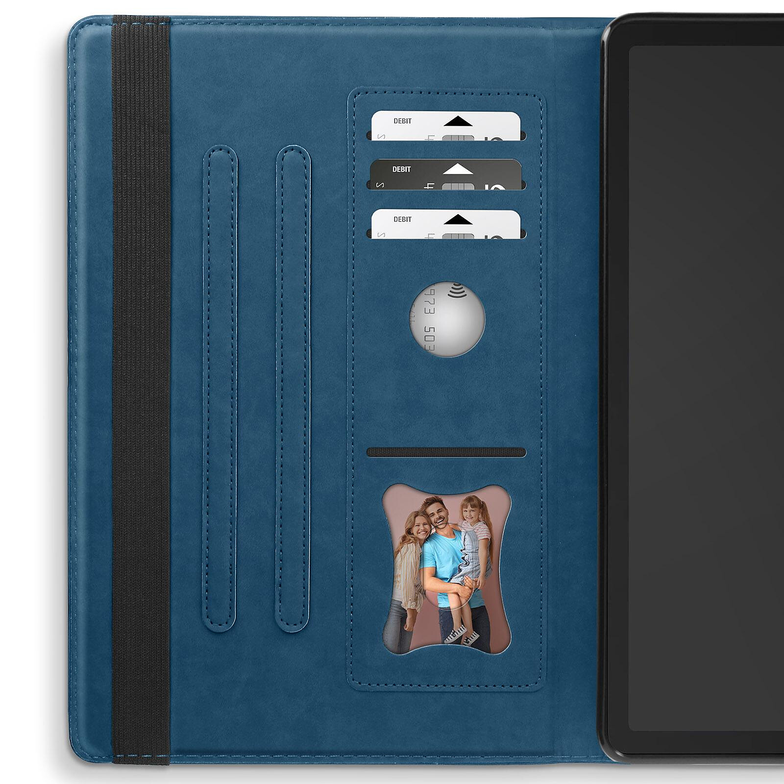 Étui Book Cover pour Galaxy Tab A9 Bleu