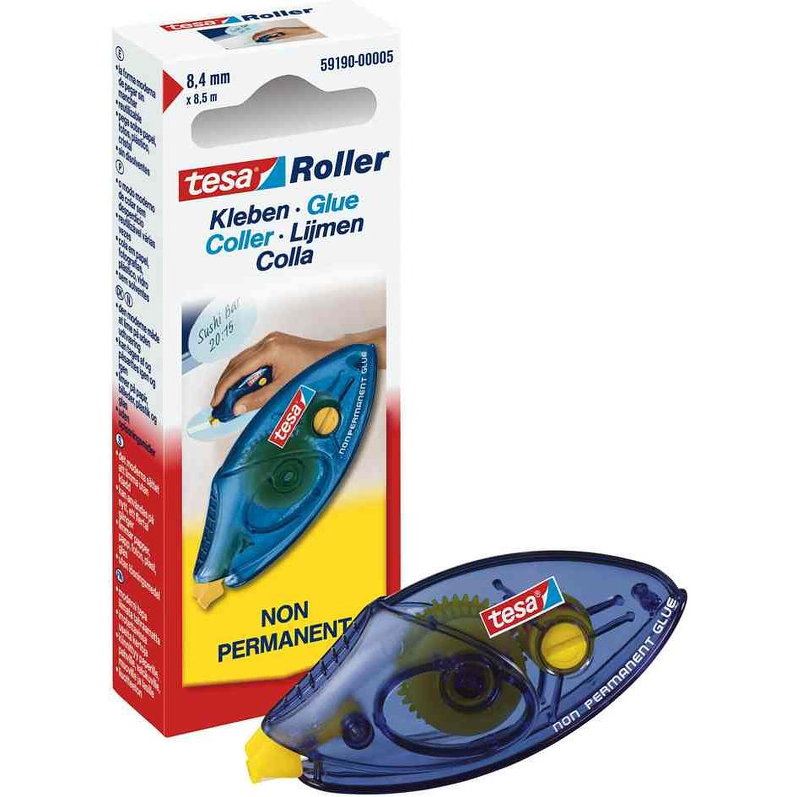 PRITT Roller de colle Refill rechargeable permanent 8,4 mm x 16,0 m - Ruban  adhésif & colle - LDLC