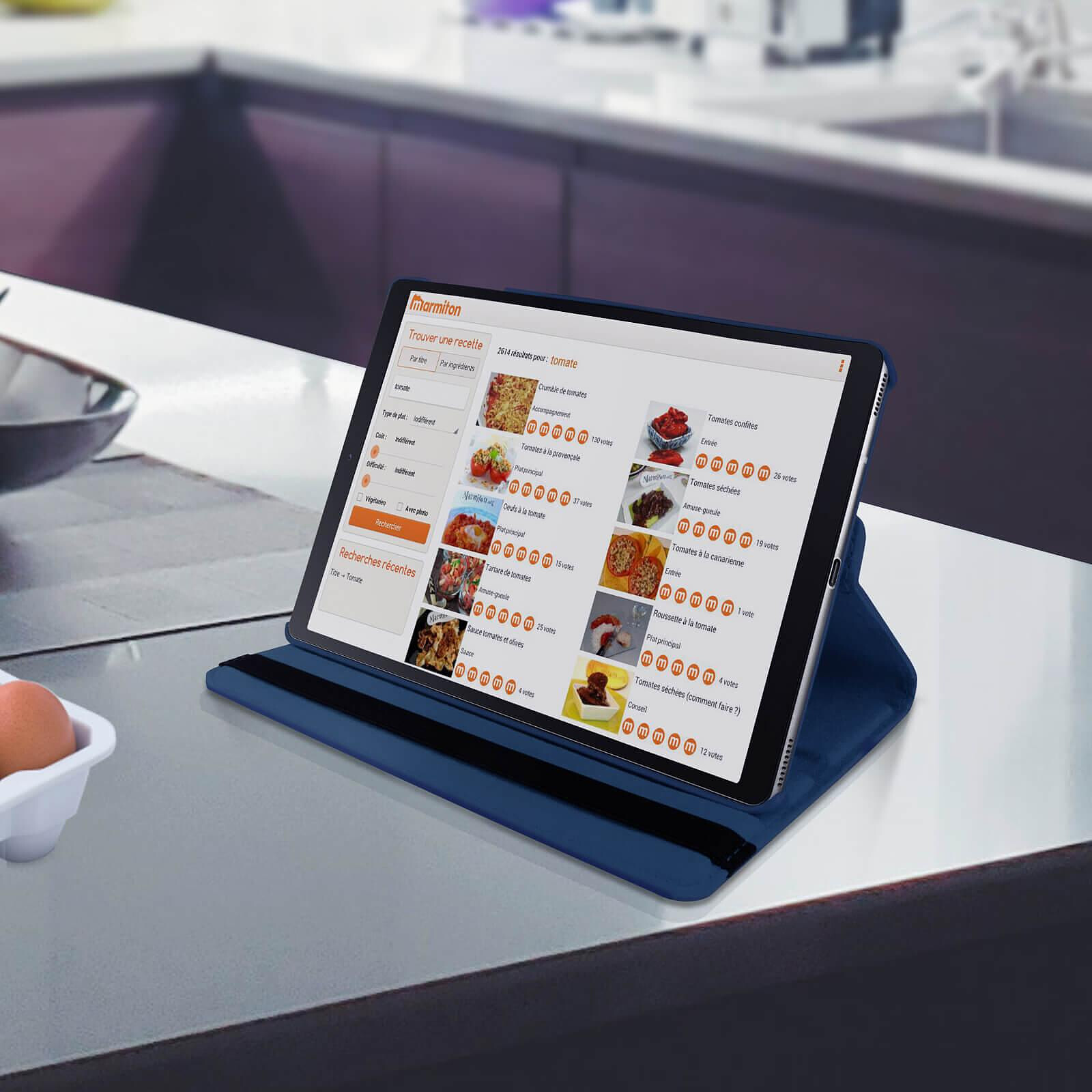 Avizar Coque Galaxy Tab A 8.0 2019 Hybride Poignée Rotative Béquille  Support Noir - Etui tablette - LDLC