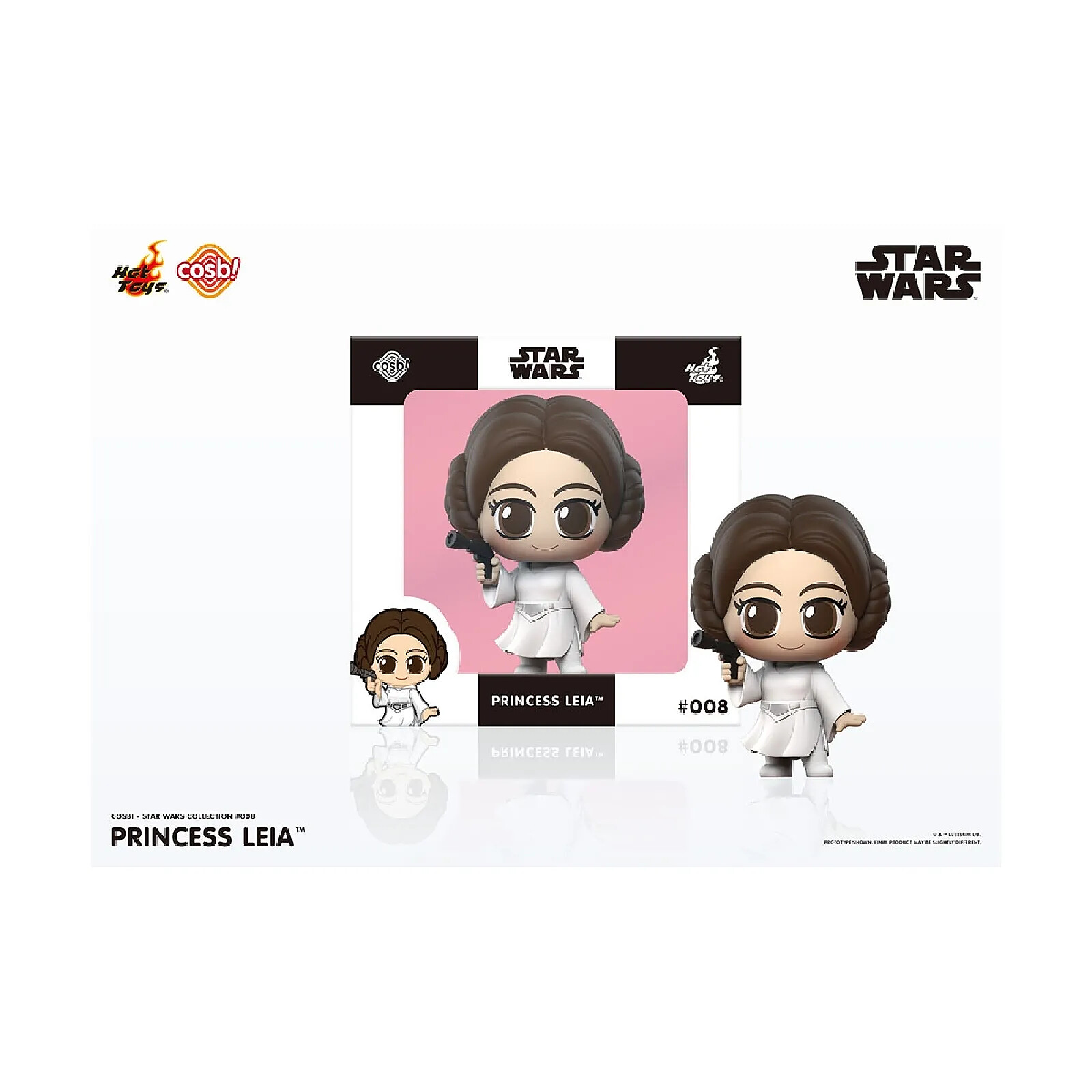 Star Wars - Figurine Cosbi Princess Leia 8 cm - Figurines - LDLC