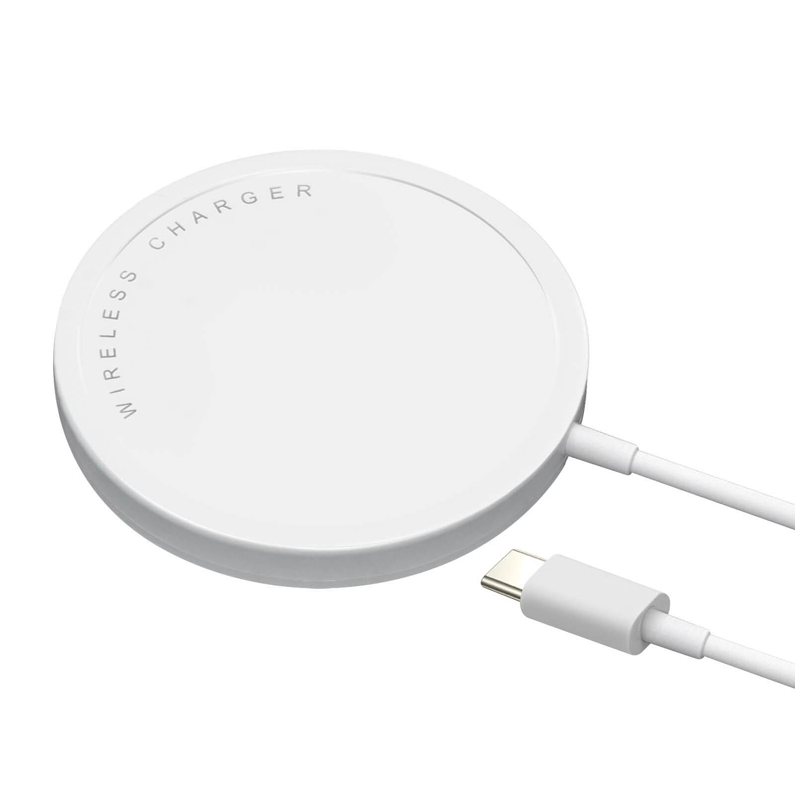 Chargeur à induction 15w iPhone 12 Mini Blanc magnétique à charge rapide –  Evetane