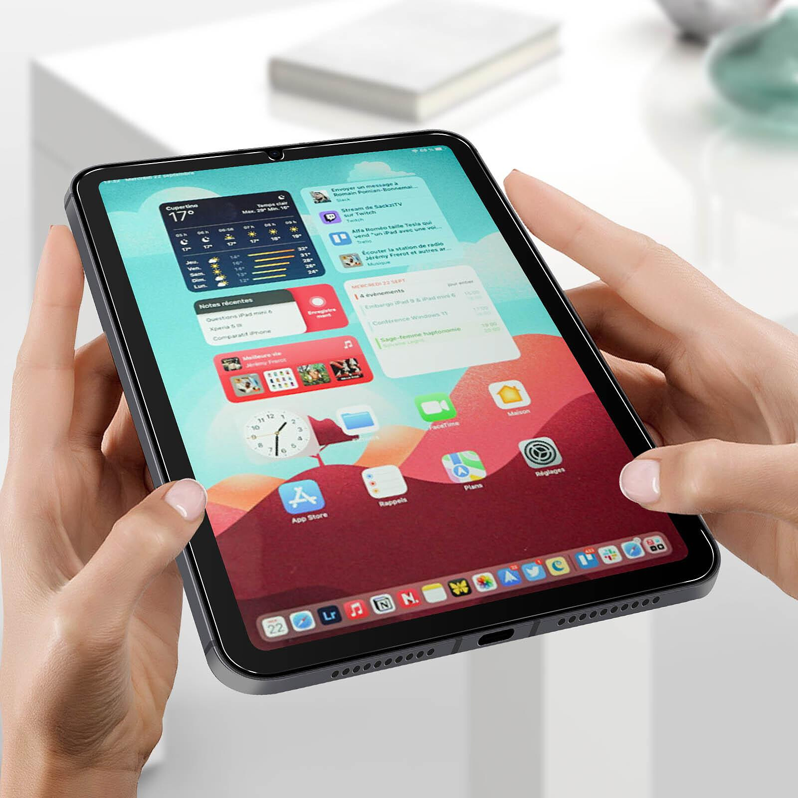 Vitres iPad 8 - 2020 10.2-inch 8ème génération Verre Trempé Protection  Ecran Apple Anti Rayures