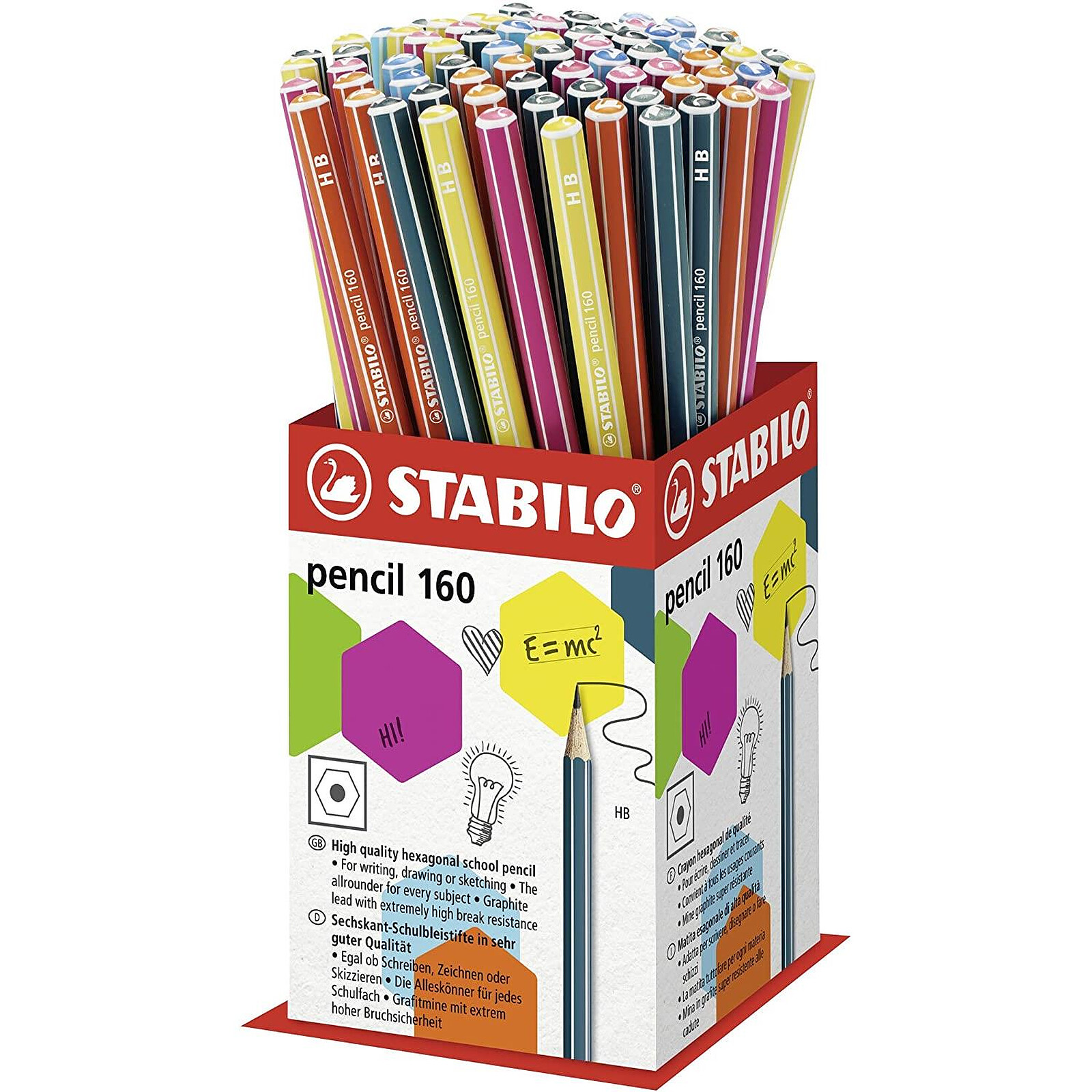 Stock Bureau - STABILO Pack de 3 Crayons papier Graphite Othello Héxagonal  HB