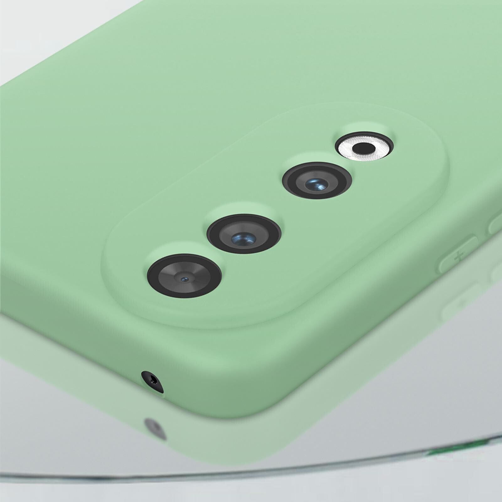 Avizar Coque pour iPhone 13 Pro Silicone Semi-Rigide avec Finition Soft  Touch Vert - Coque téléphone - LDLC