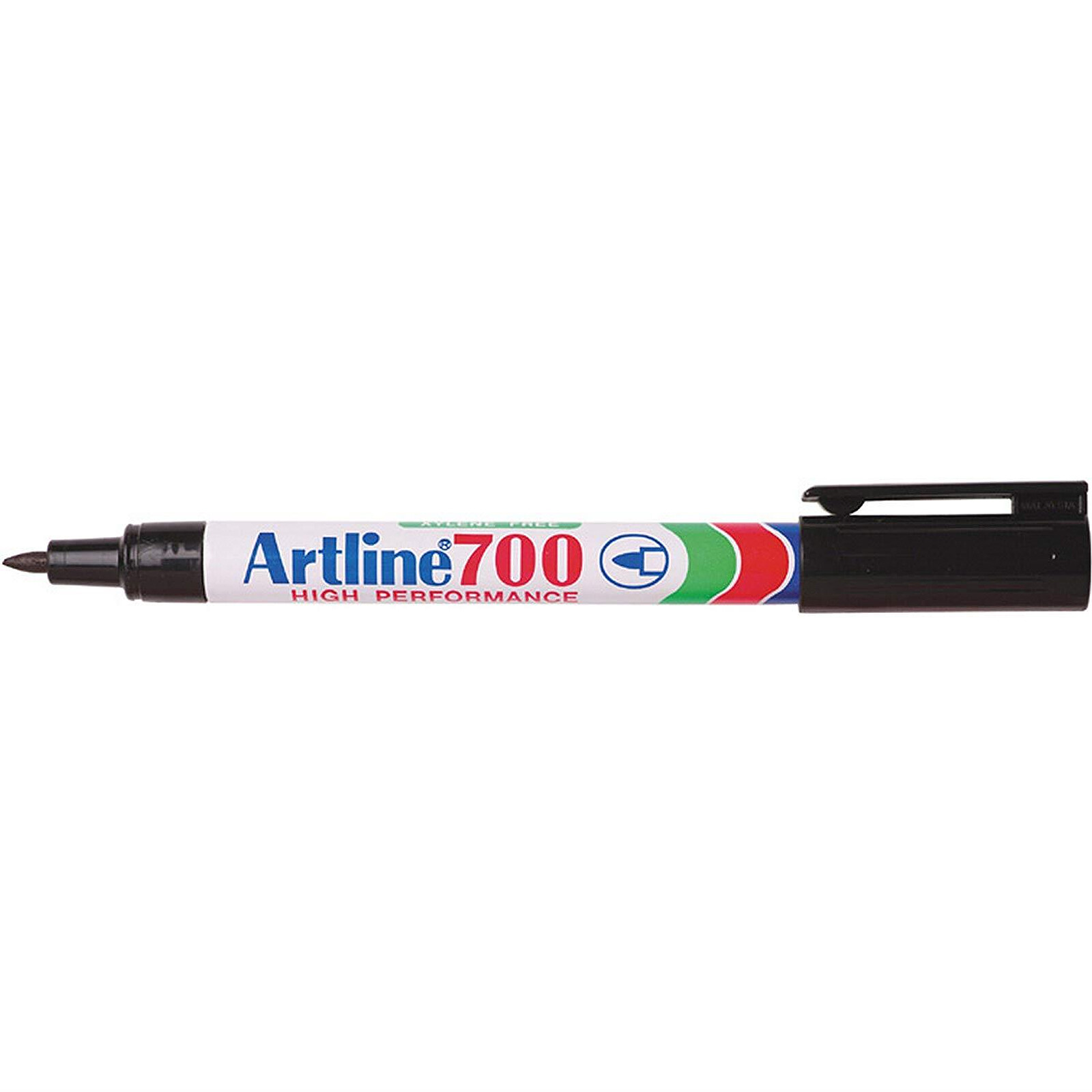 ARTLINE Marqueur '700' permanent indélébile pointe conique 0,7 mm noir x 12  - Marqueur - LDLC