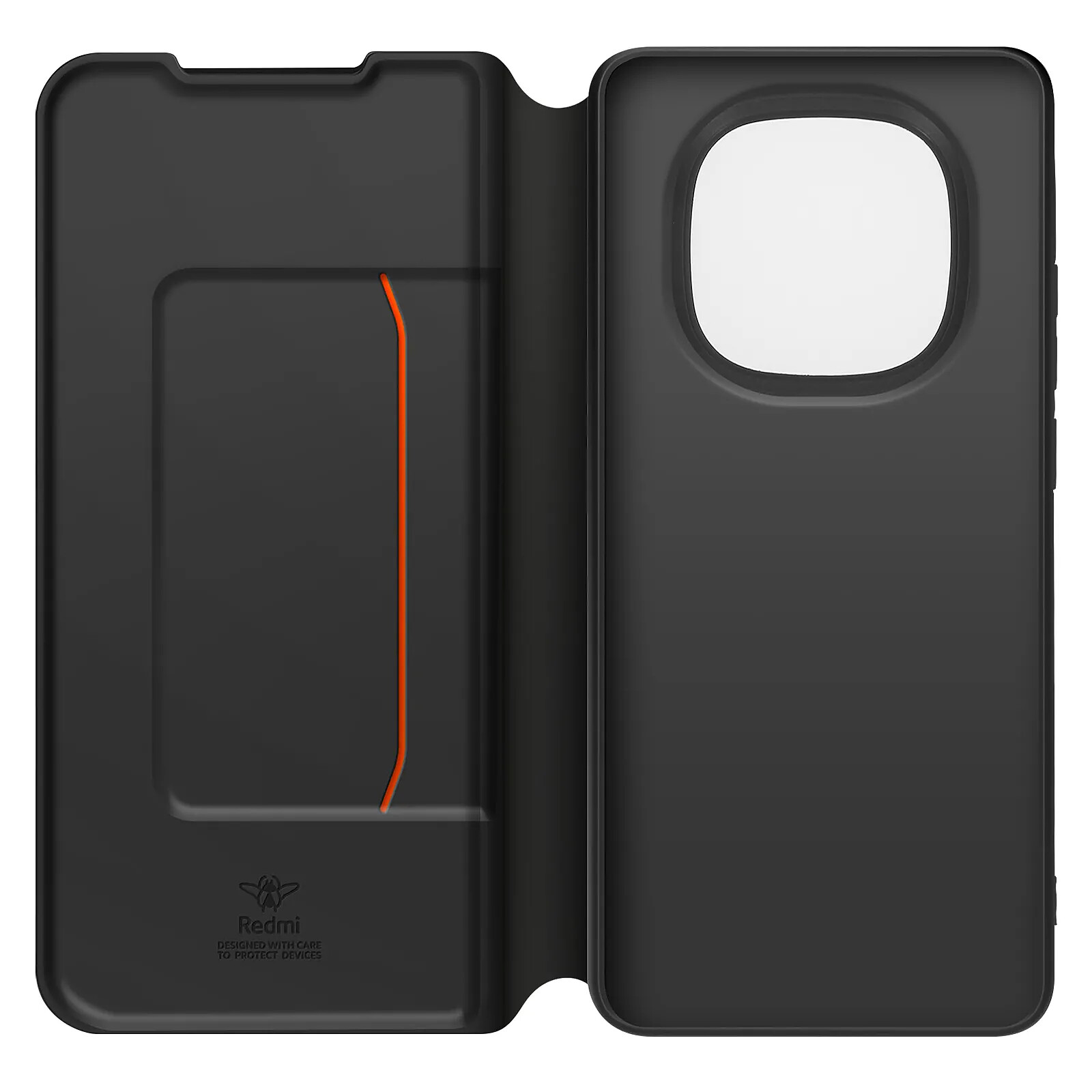 Coque PIXFAB Pour Xiaomi Redmi Note 14 Pro 4G – Noire Avec Anneau Et Béquille