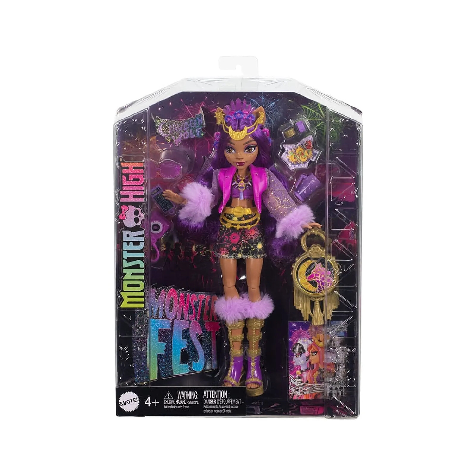 Monster High Poupee Clawdeen Wolf Monster Fest 25 cm Figurines LDLC