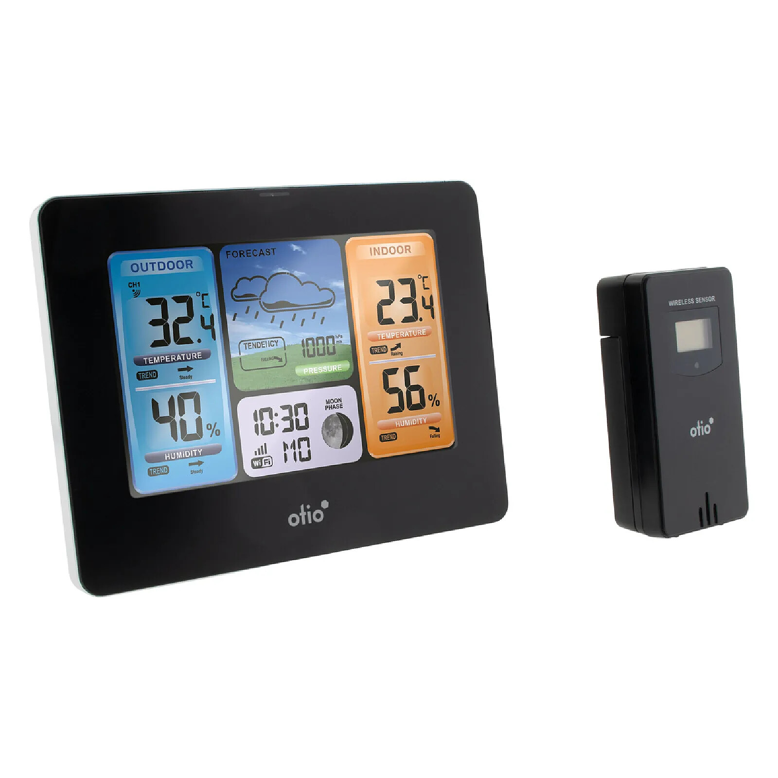 Station météo connectée + capteur sans fil Otio Station Météo LDLC — free download