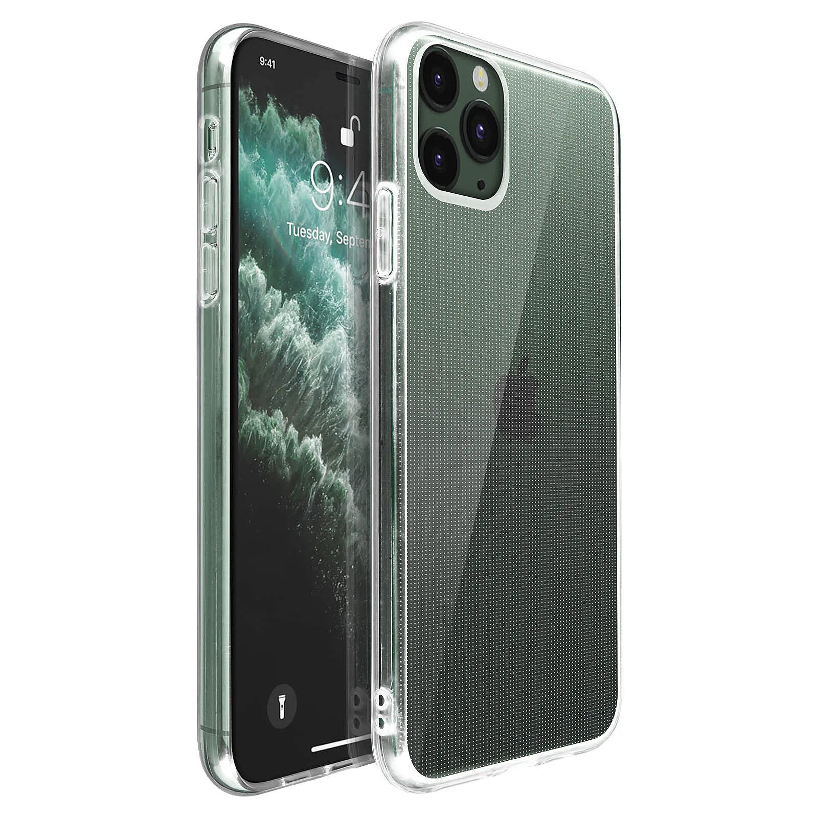 Avizar Coque Transparent Souple pour Apple iPhone 11 Pro