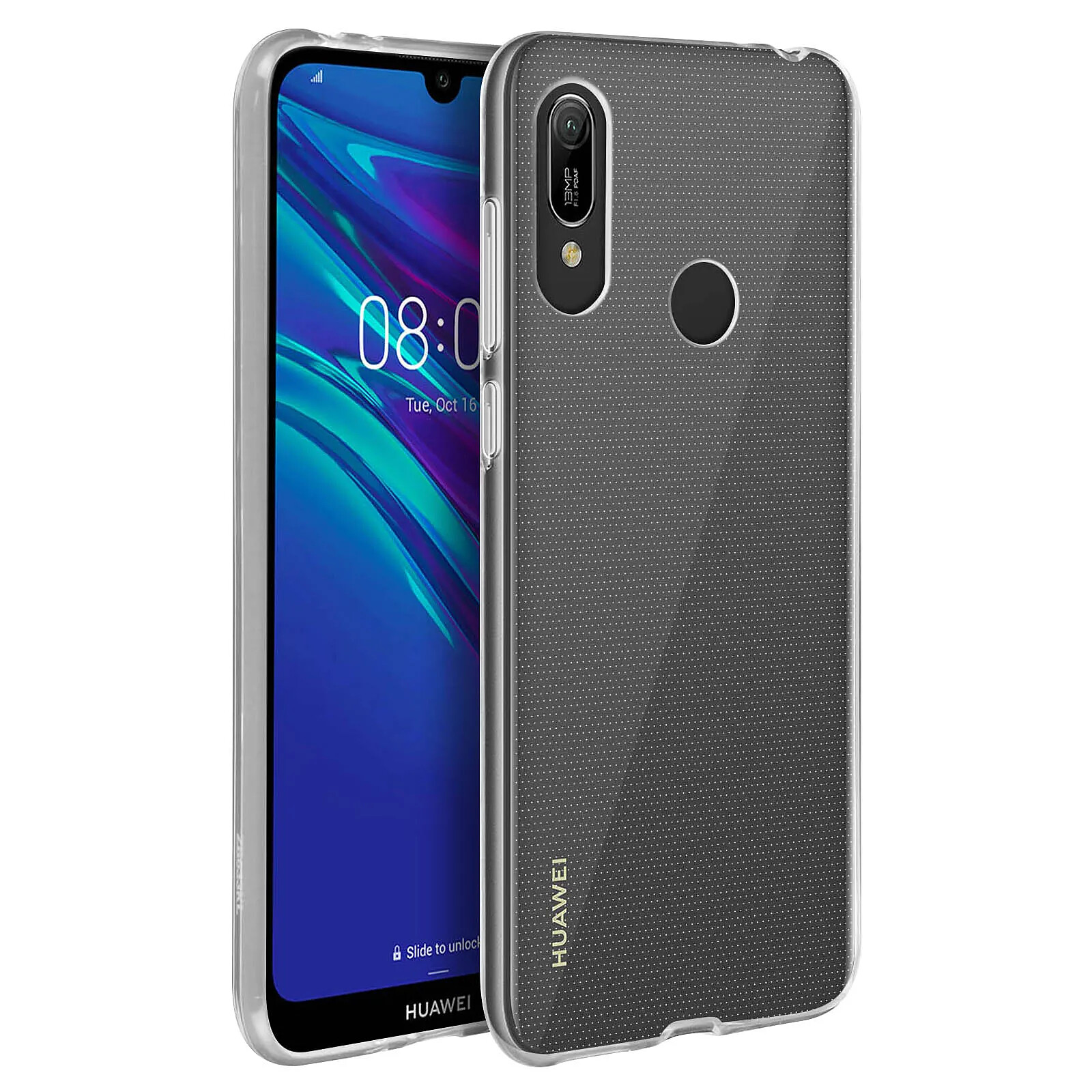 Cover N NEWTOP Per Honor 8A E Y6S | Custodia TPU Morbida E Sottile | Bianca | Ultra Slim Antiurto