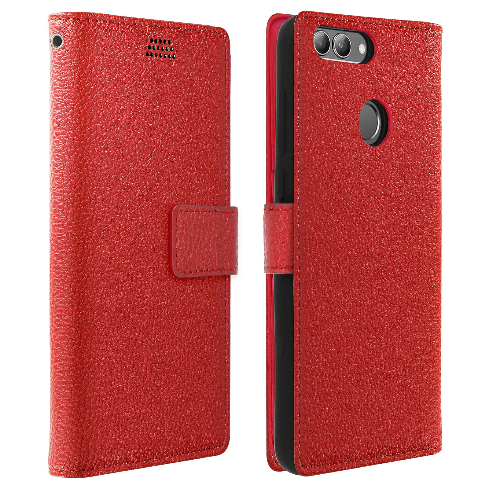 Avizar Housse pour Huawei P Smart Étui pour Huawei Portefeuille Coque Silicone Support Vidéo