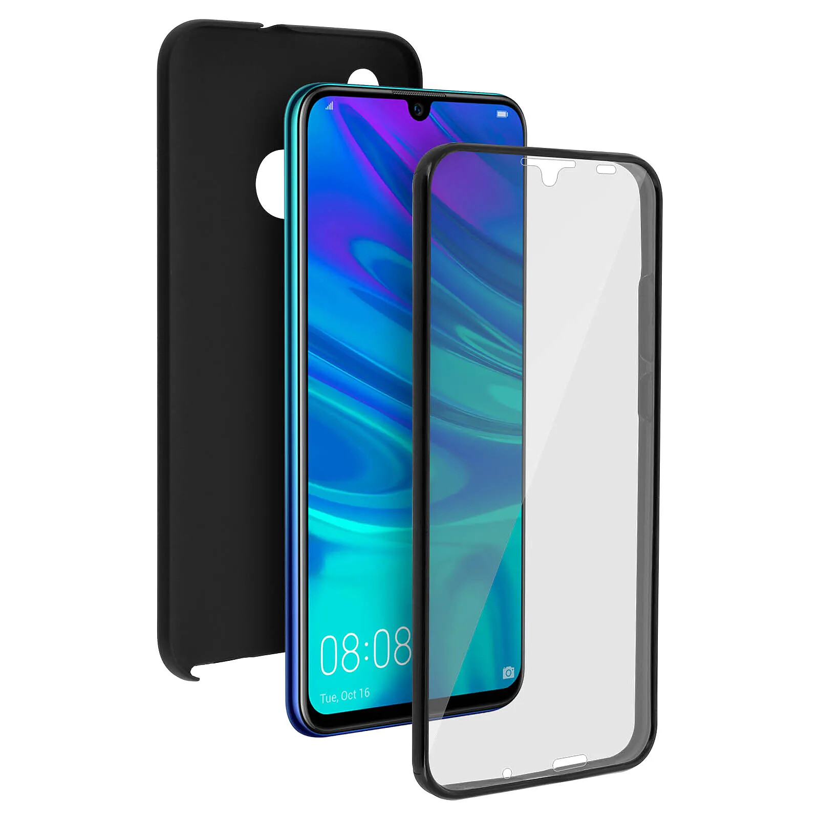 Avizar Coque pour Huawei P Smart 2019 / pour Honor 10 Lite Rigide + Avant Silicone
