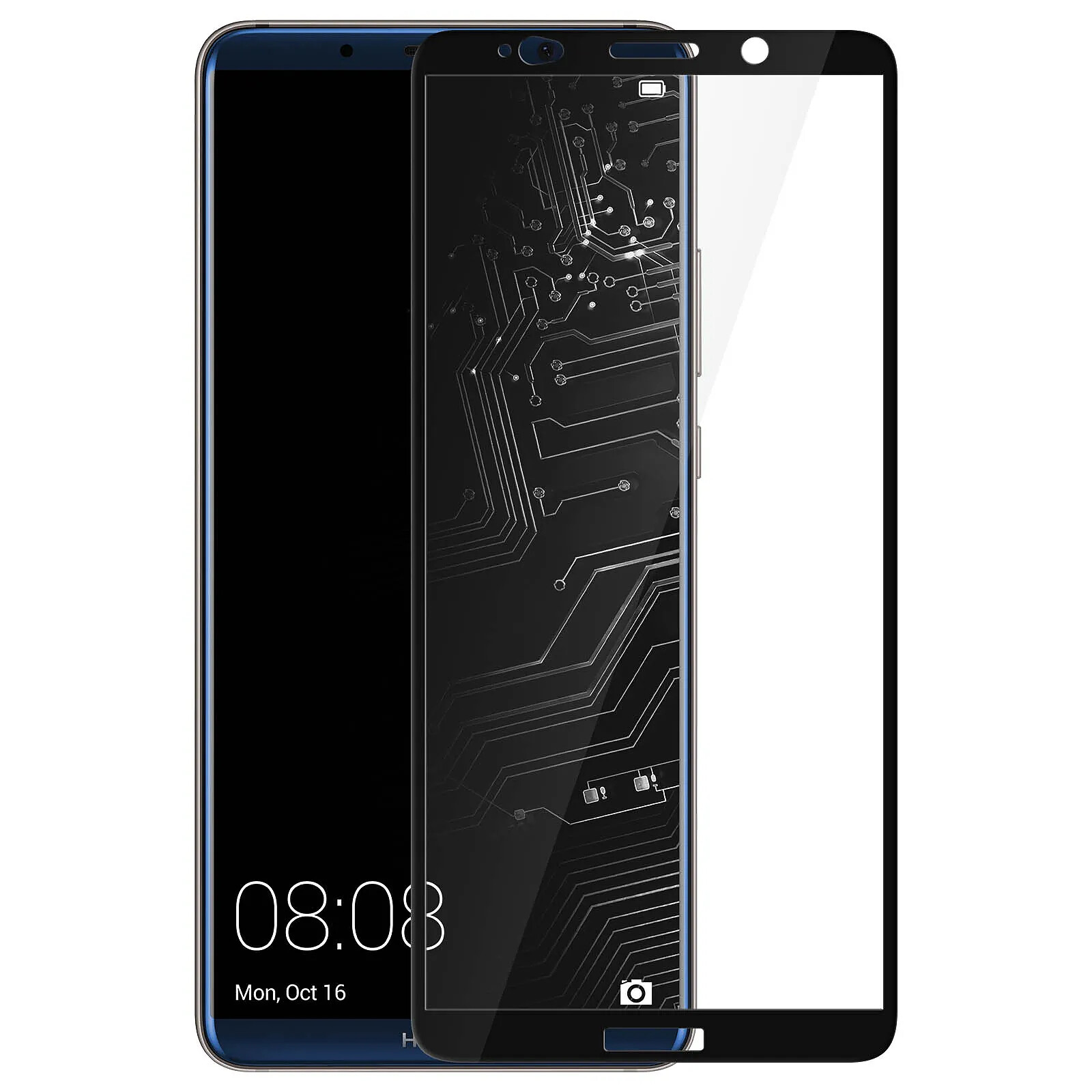 Protection écran En Verre Trempé 3D Blanc Pour Huawei Mate 10 Pro - Dureté 9H Anti-rayures