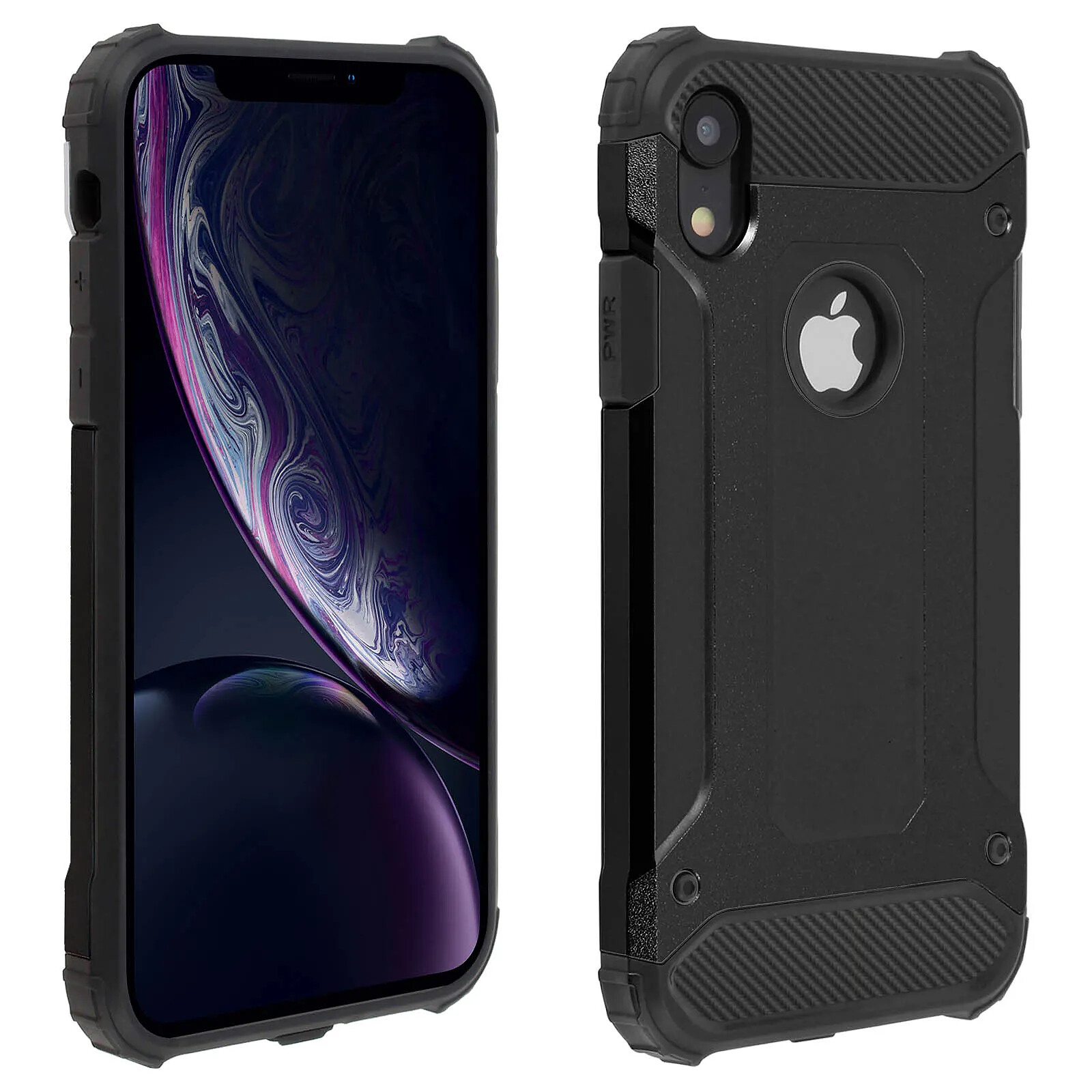 Avizar Coque pour iPhone XR Protection Bi-matière Antichutes (1,80m)
