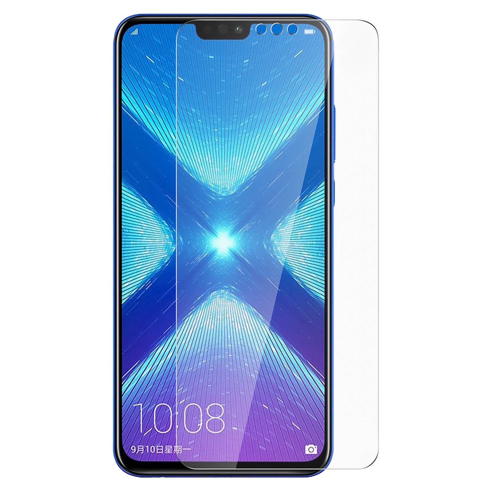 Avizar Protection d'Écran pour Huawei 8X / 9X Lite / View 10 Lite en Verre Trempé 9H