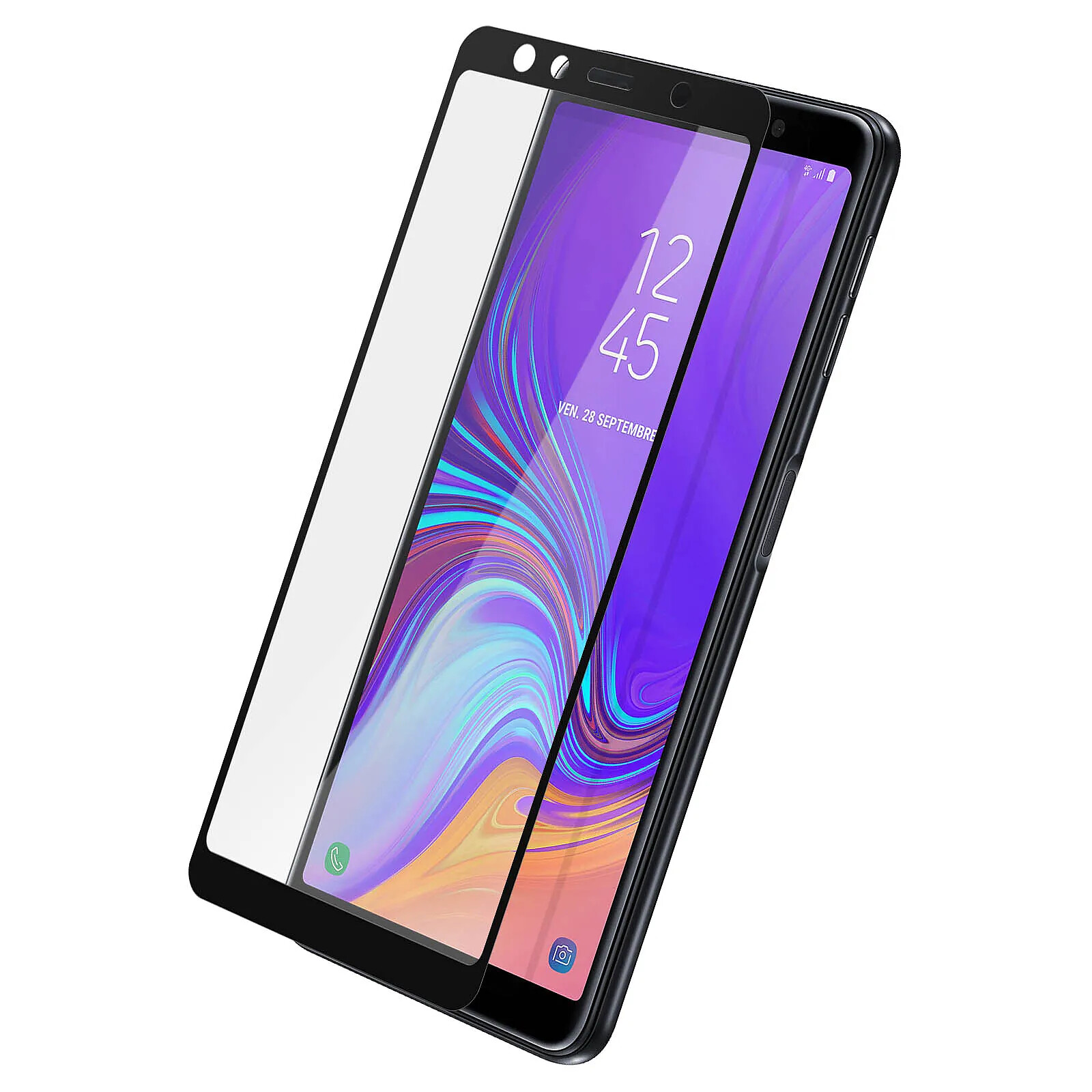 Avizar Film Samsung Galaxy A7 2018 Protection Ecran 2.5D Verre Trempé 9H