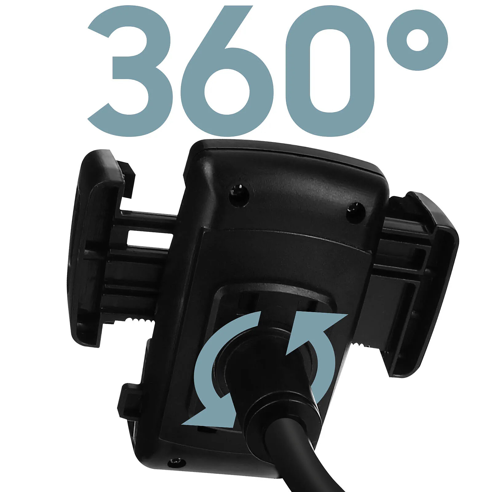 Avizar Support Auto Tlphone Prise Allume-cigare avec 2 USB + Prise  Allume-cigare Noir - Support voiture - LDLC