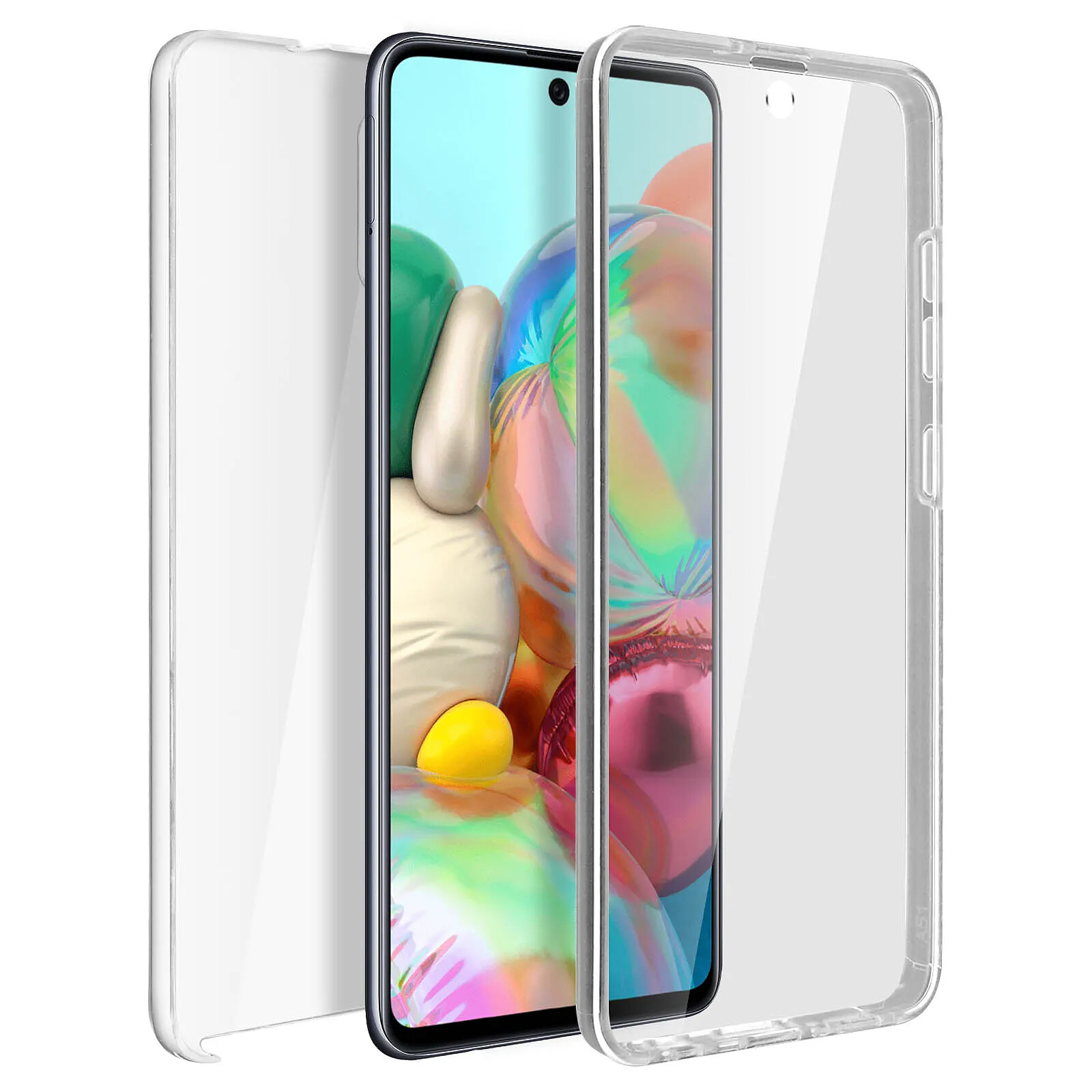 Avizar Coque Samsung Galaxy A71 Arrière Rigide Intégrale Avant Souple