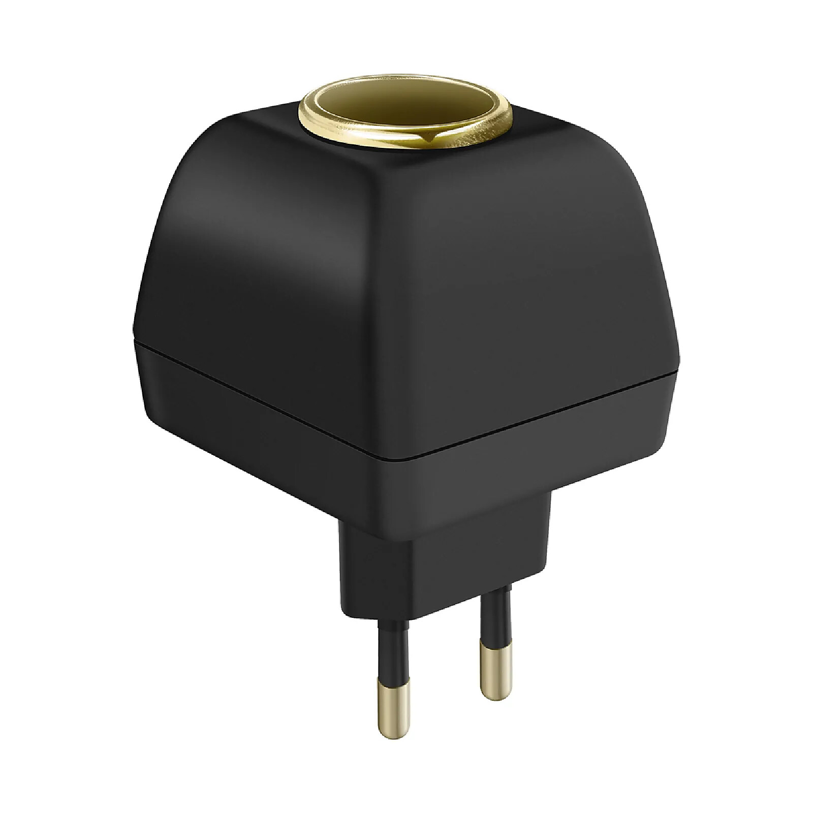 Avizar Adaptateur secteur vers Allume cigare 12V - Prise 220V Noir -  Chargeur allume-cigare