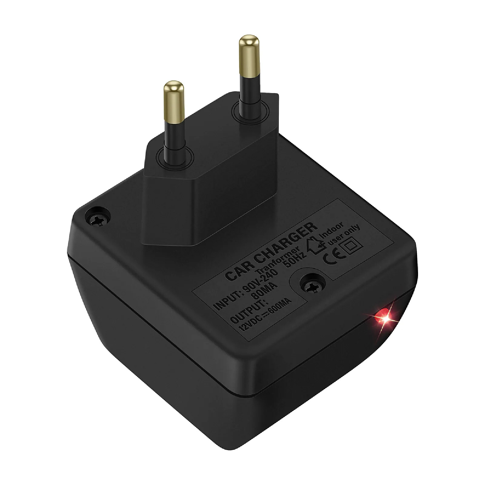 Avizar Adaptateur secteur vers Allume cigare 12V - Prise 220V Noir -  Chargeur allume-cigare