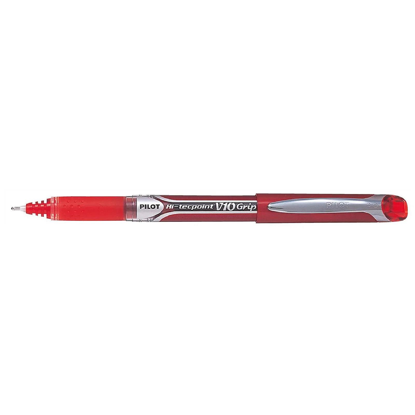 PILOT Stylo roller Hi-Tec V10 grip pointe aiguille rouge