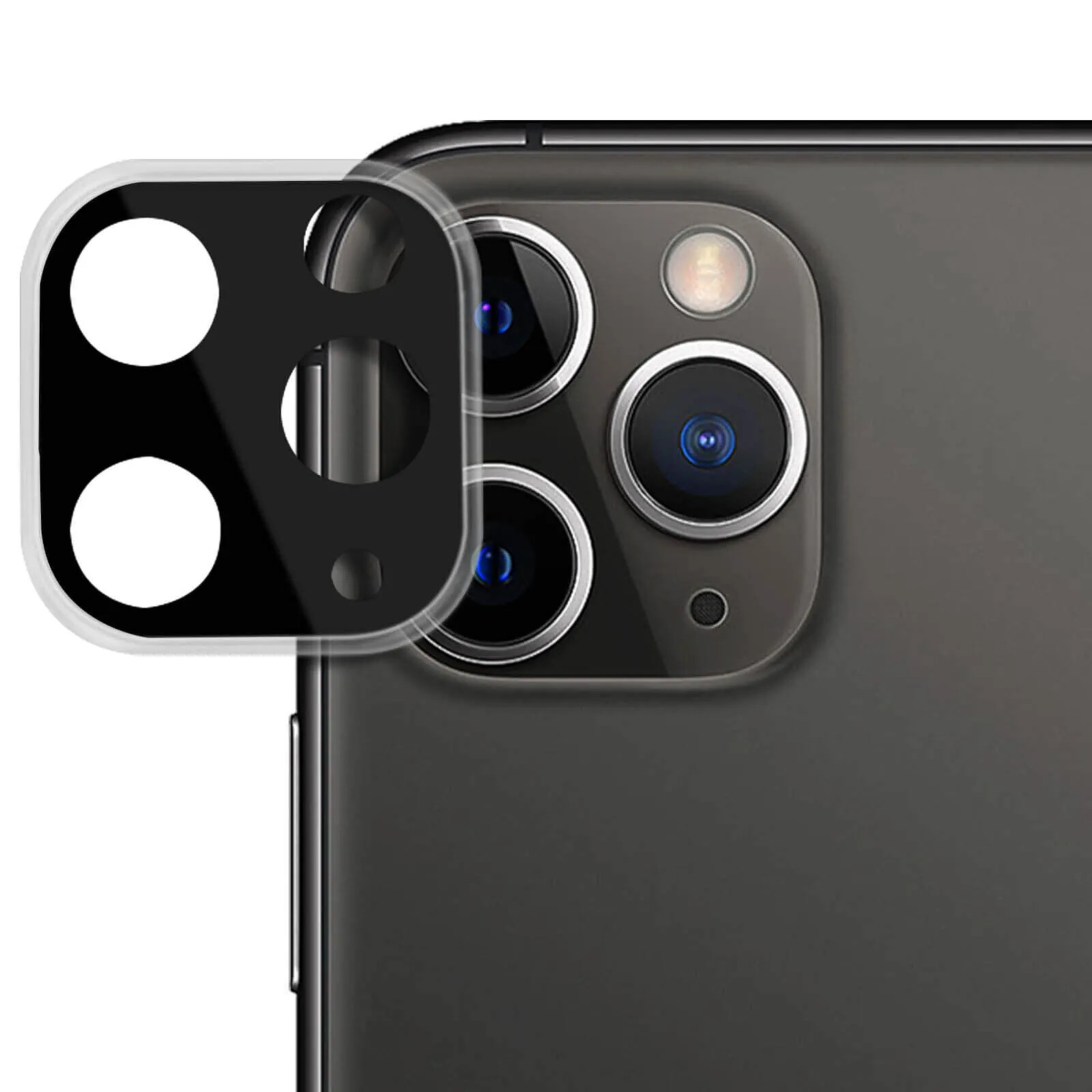 Avizar Protège Caméra iPhone 11 Pro / Pro Max Verre Trempé 9H Anti-trace