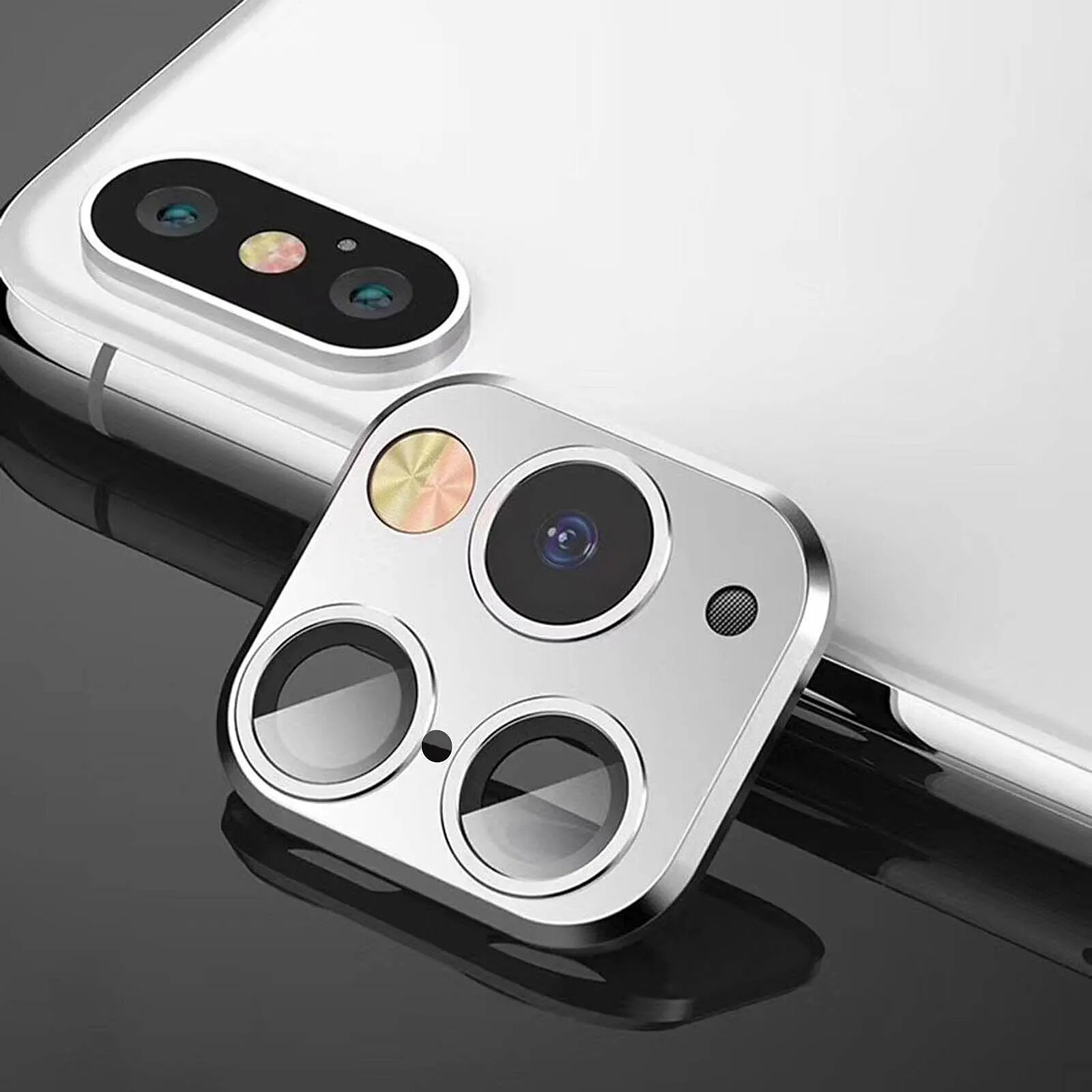iphone se chassis a1723 argent blanc coque arrière camera