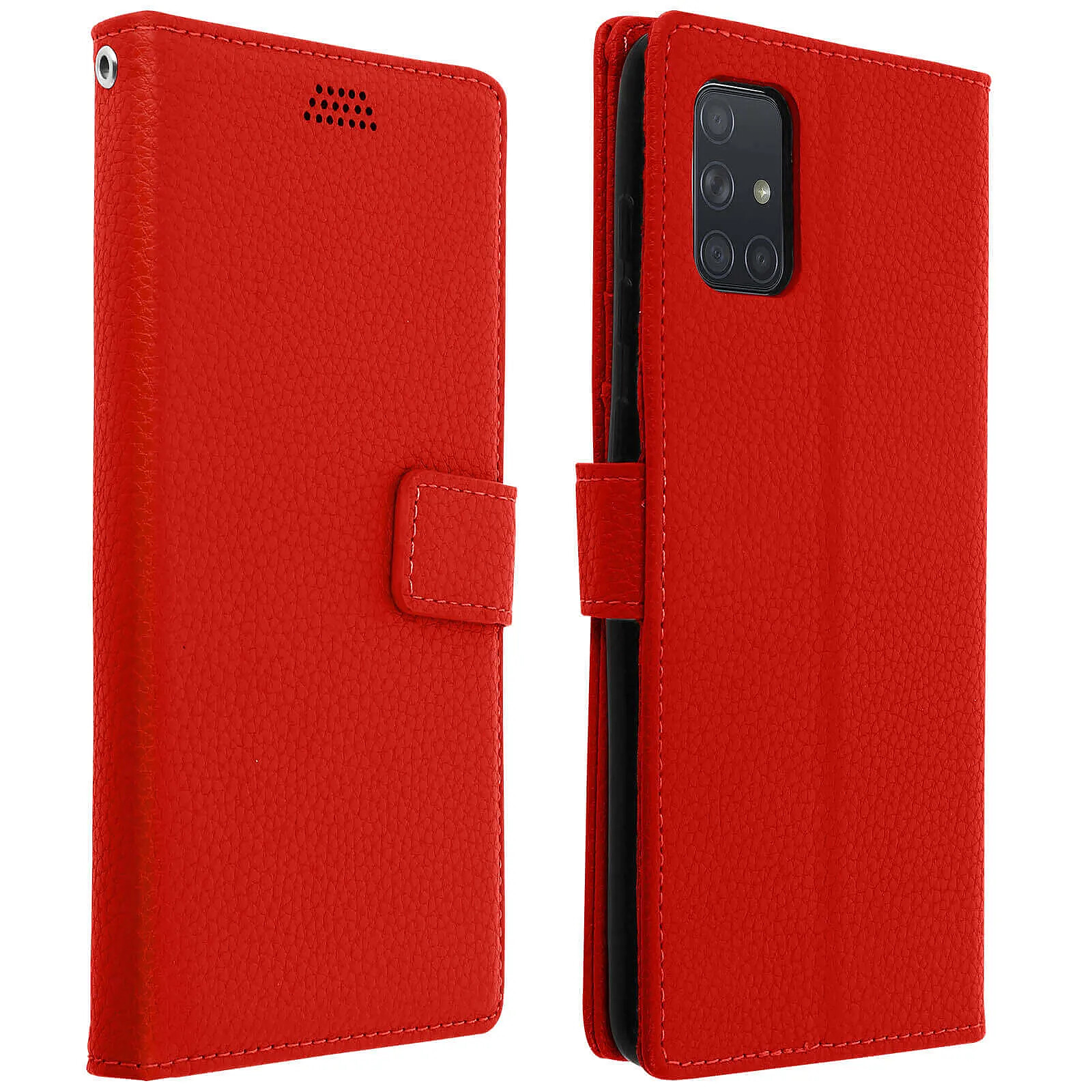 Avizar Housse pour Samsung Galaxy A51 Étui Porte carte Support Vidéo et Dragonne