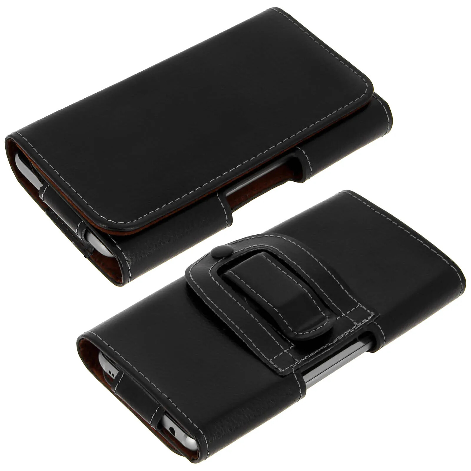 Avizar House ceinture Smartphone Universel taille Xl Passant ceinture + clip cuir