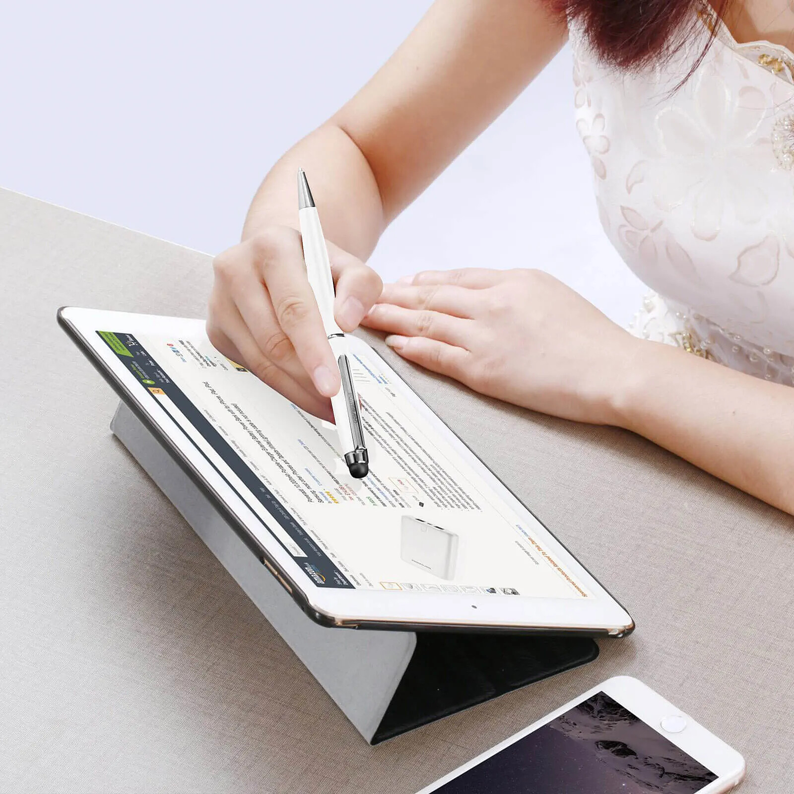 JIEYAO Lot De 10 Mini Stylets Pour Téléphone Portable, Stylet Pour