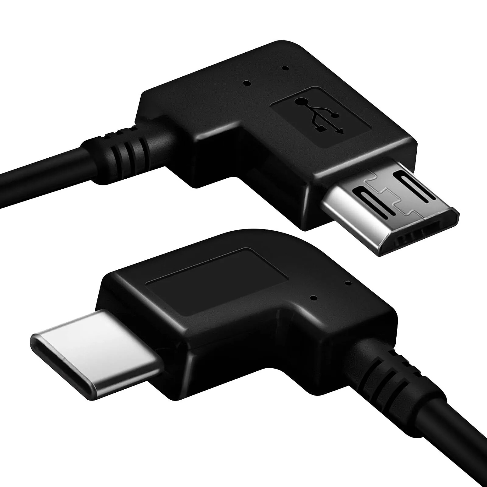 Lot De 4 Adaptateurs USB-C Vers Micro USB – Charge Rapide 18W – Design Porte-Clés Pratique Et Solide