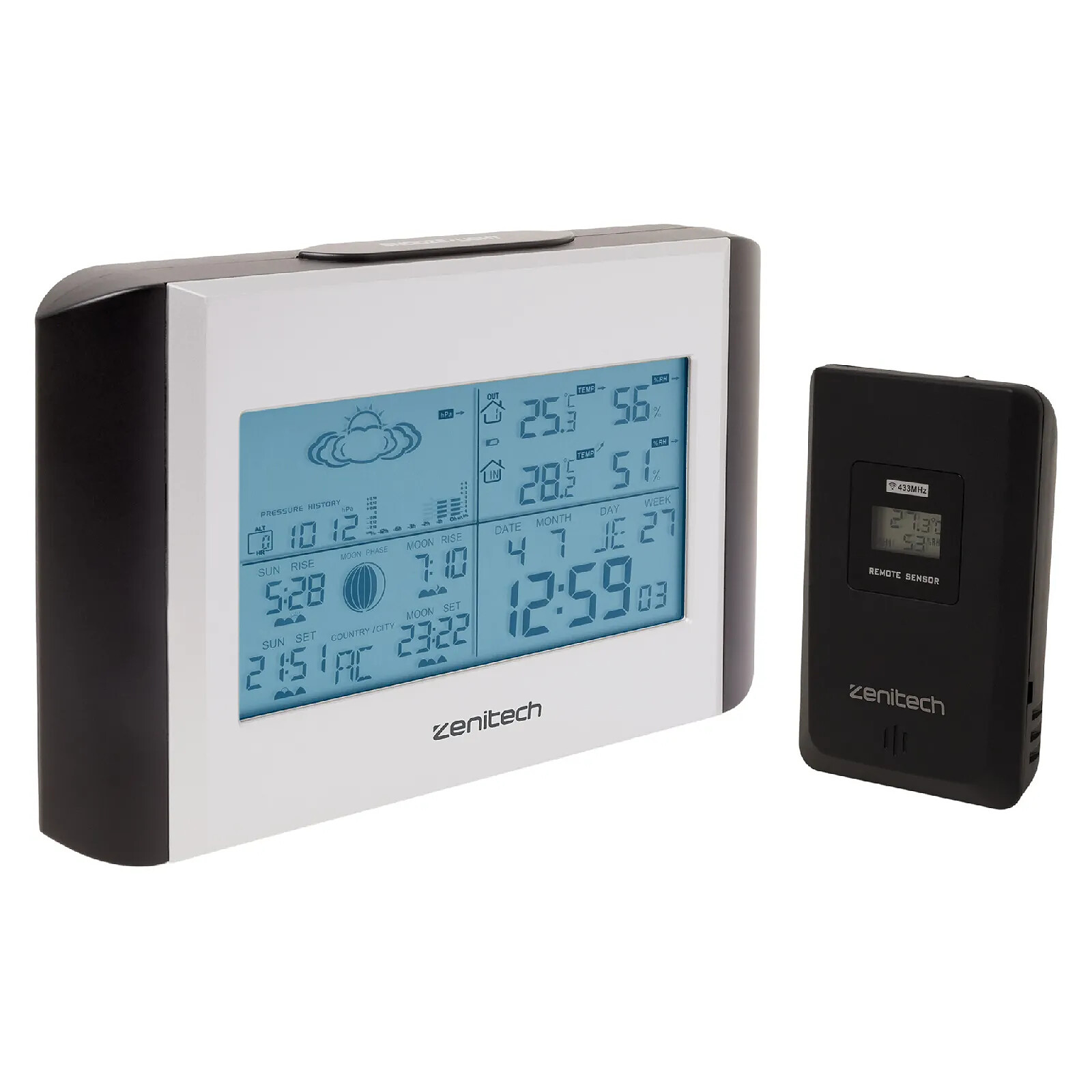 ZOYDP 2 Pièces Capteur Extérieur Pour BALDR, Capteur Extérieur Sans Fil