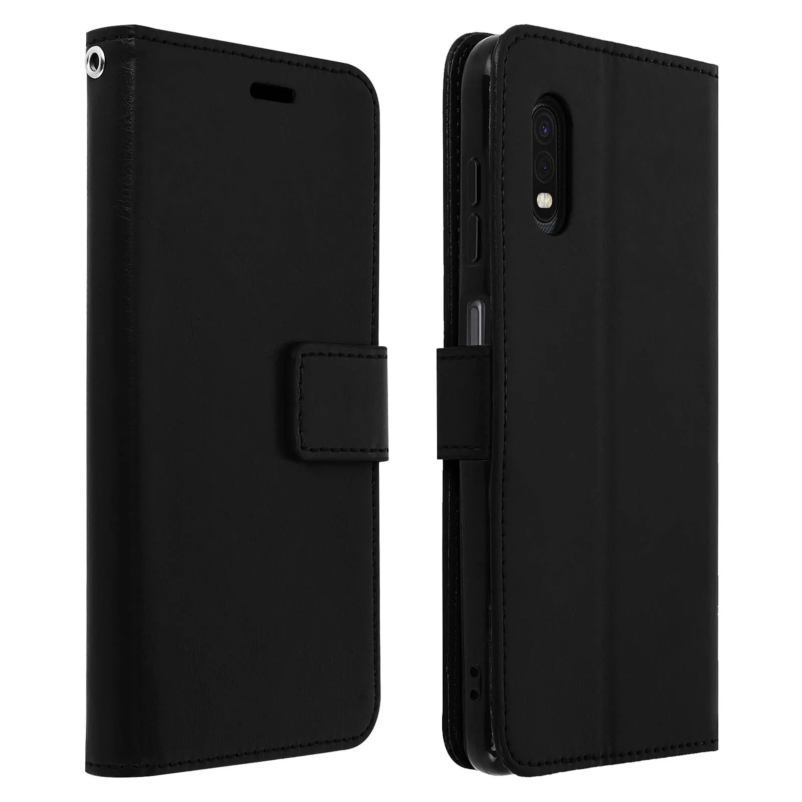 Avizar Housse pour Samsung Galaxy Xcover Pro Étui Folio Porte-carte Fonction Support Vintage