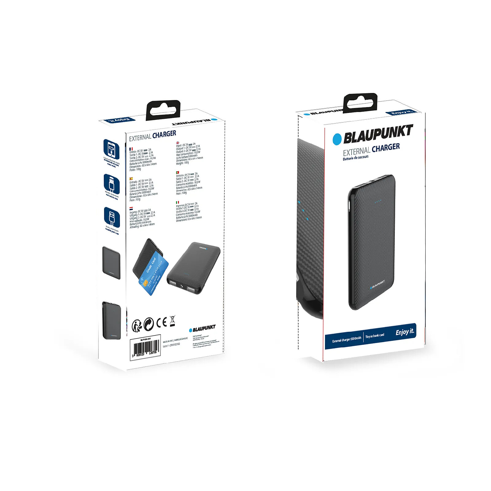 Batterie Externe MagSafe Tech-Protect PB14 5000 MAh Pop-up Gris Sidéral