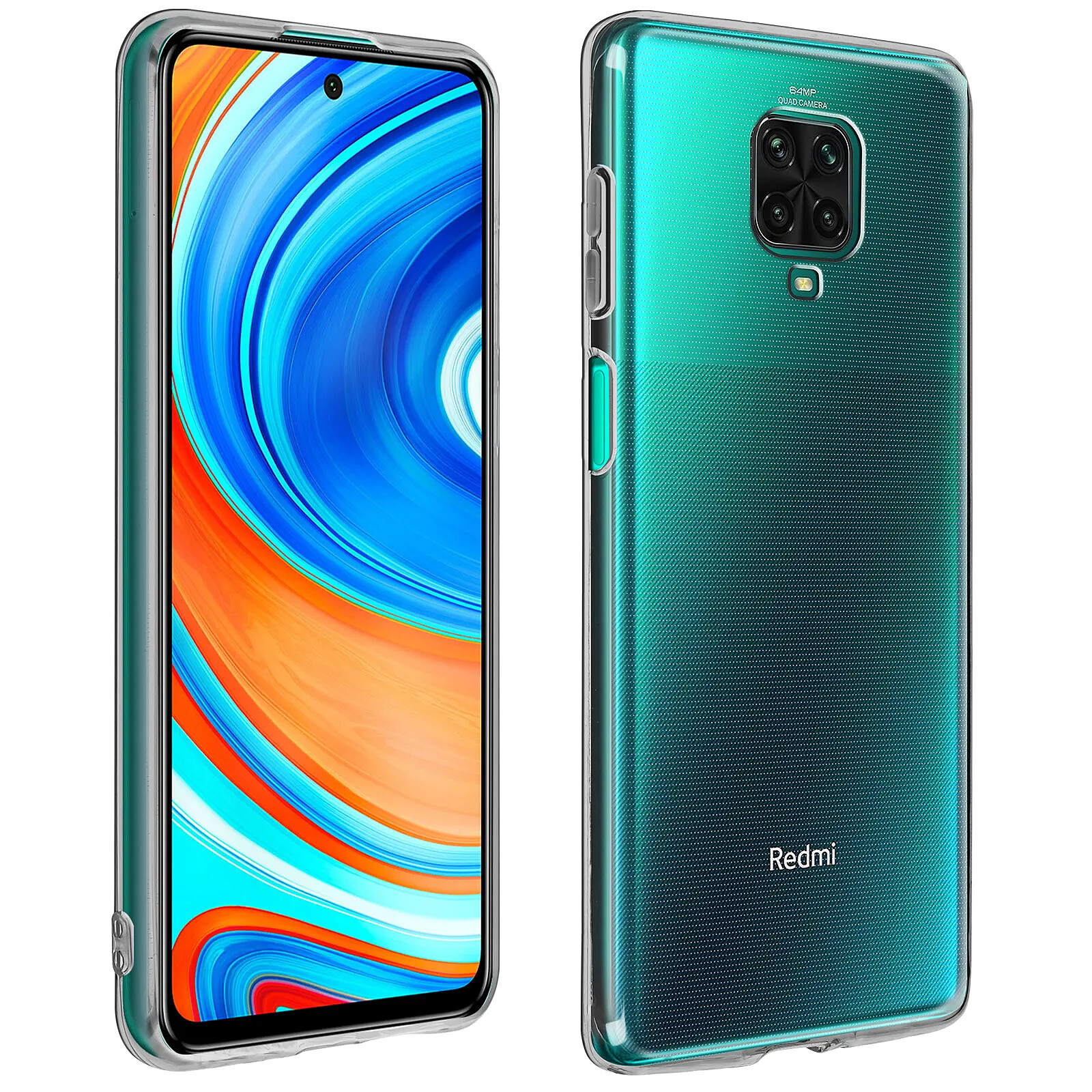 Coque pour Xiaomi Redmi Note 9S / 9 Pro / 9 Pro Max Flexible Ultra-fine Transparent