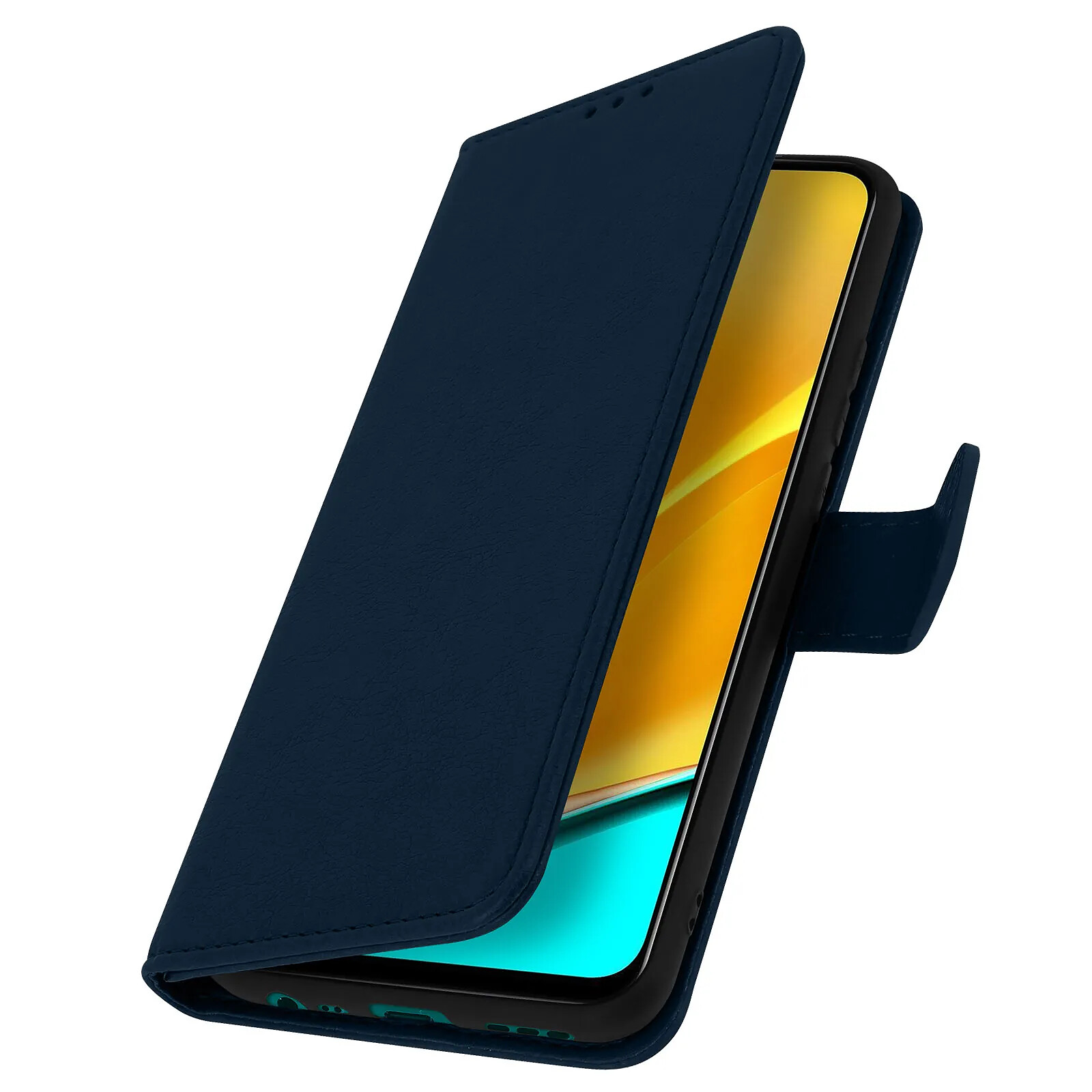 Avizar Étui pour Xiaomi Redmi 9 Clapet Portefeuille Fonction Support Vidéo
