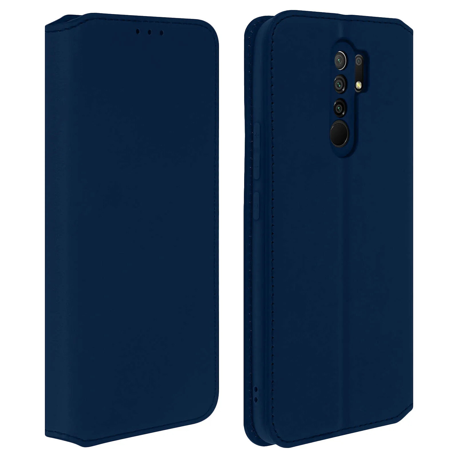 Avizar Housse pour Redmi 9 Porte-cartes Fonction Support Fin et Élégant