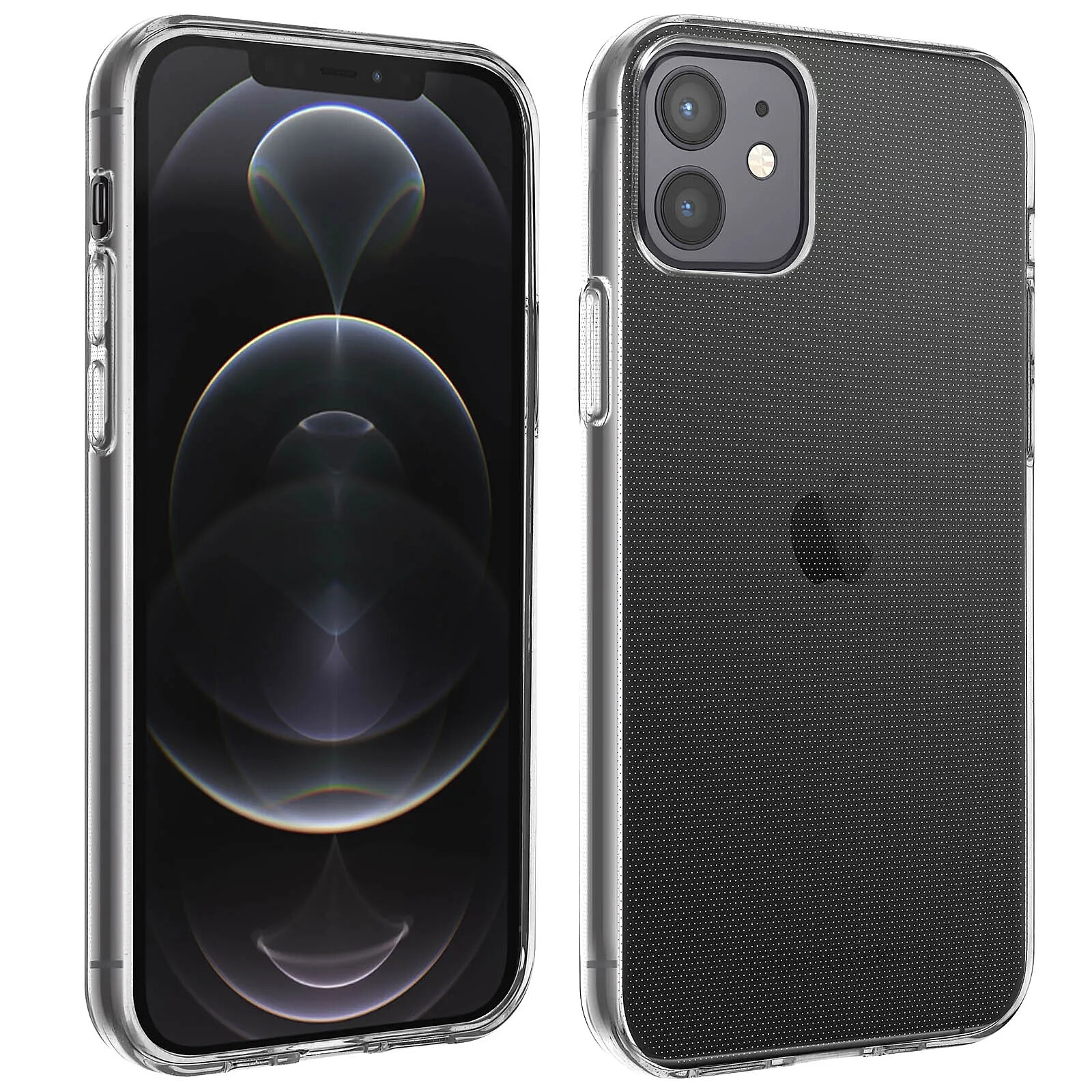 Avizar Coque iPhone 12 / 12 Pro Silicone Gel Flexible Ultra-fine et Légère