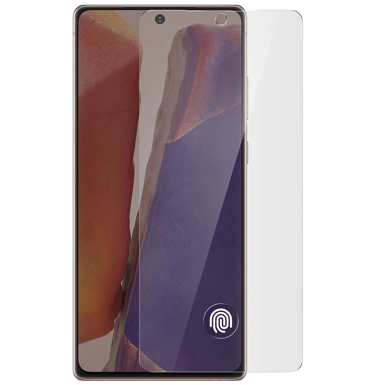 Avizar Protection d'Écran pour Galaxy Note 20 en Verre Trempé Incurvé Ultrasonique