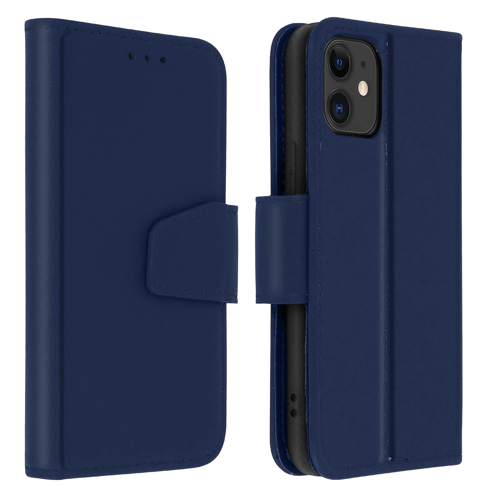 Avizar Housse pour iPhone 11 Cuir Porte-carte Fonction Support Premium