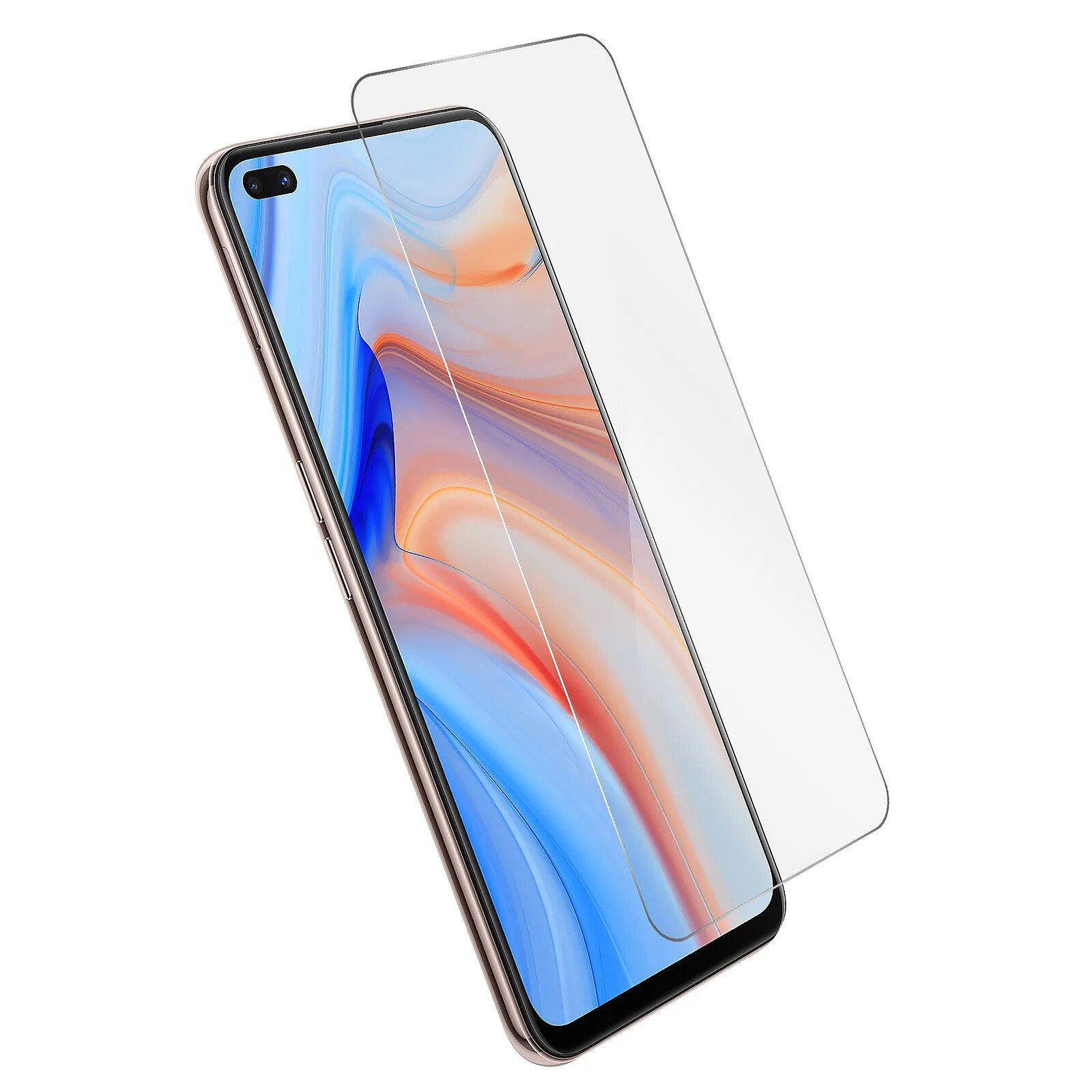 Avizar Film Écran Oppo Reno 4 Verre Trempé 9H Anti-traces