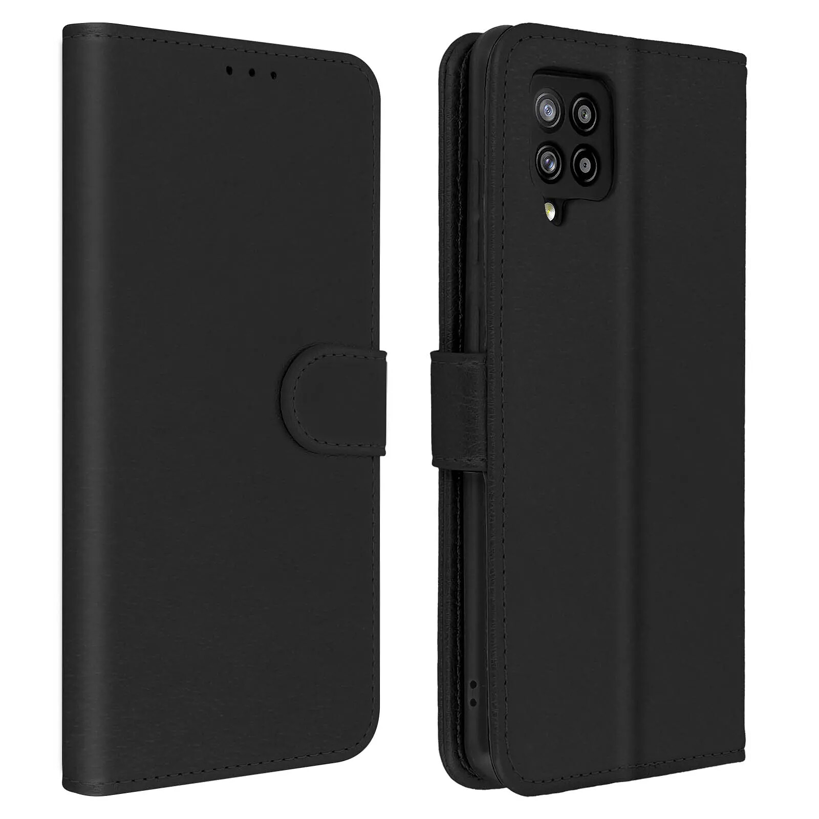 Avizar Étui pour Samsung Galaxy A42 5G Housse Intégrale Porte-carte Fonction Support