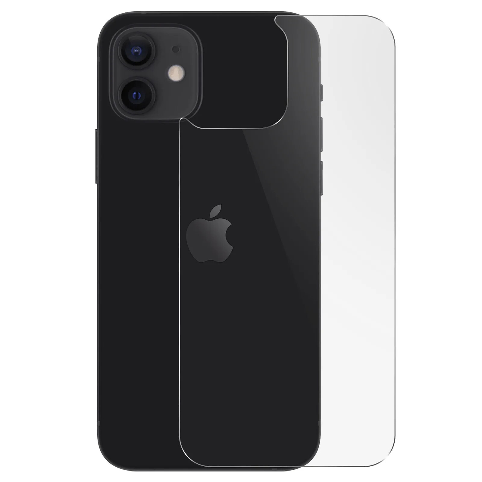Avizar Film Arrière iPhone 12 / 12 Pro Verre Trempé Antichoc Anti-traces