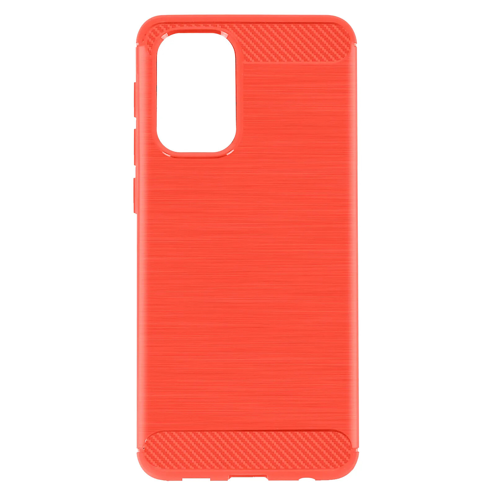 Coque Souple Avizar Pour Honor 200 Pro - Effet Carbone Et Finition Brossé Rouge - Silicone - Neuf