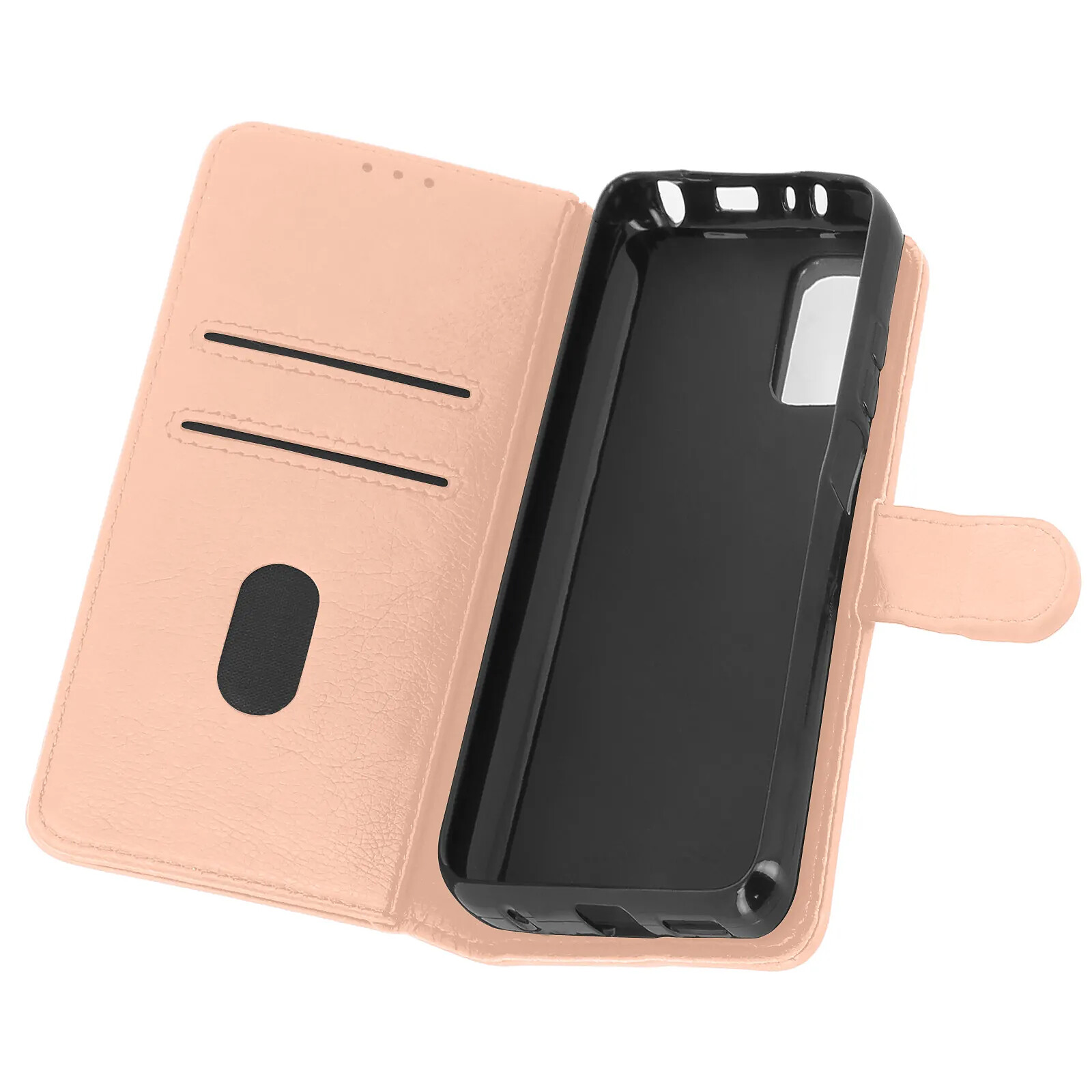 Étui Portefeuille Avizar Pour Xiaomi 14T Pro - Similicuir Marron, Avec Support Vidéo Stable