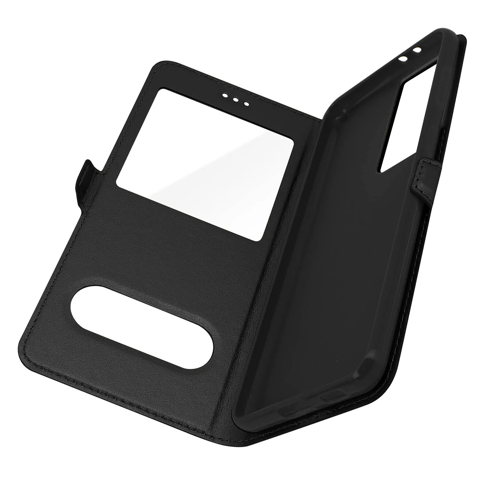 Avizar Housse pour Samsung Galaxy S21 Ultra avec Double Fenêtre Support Vidéo