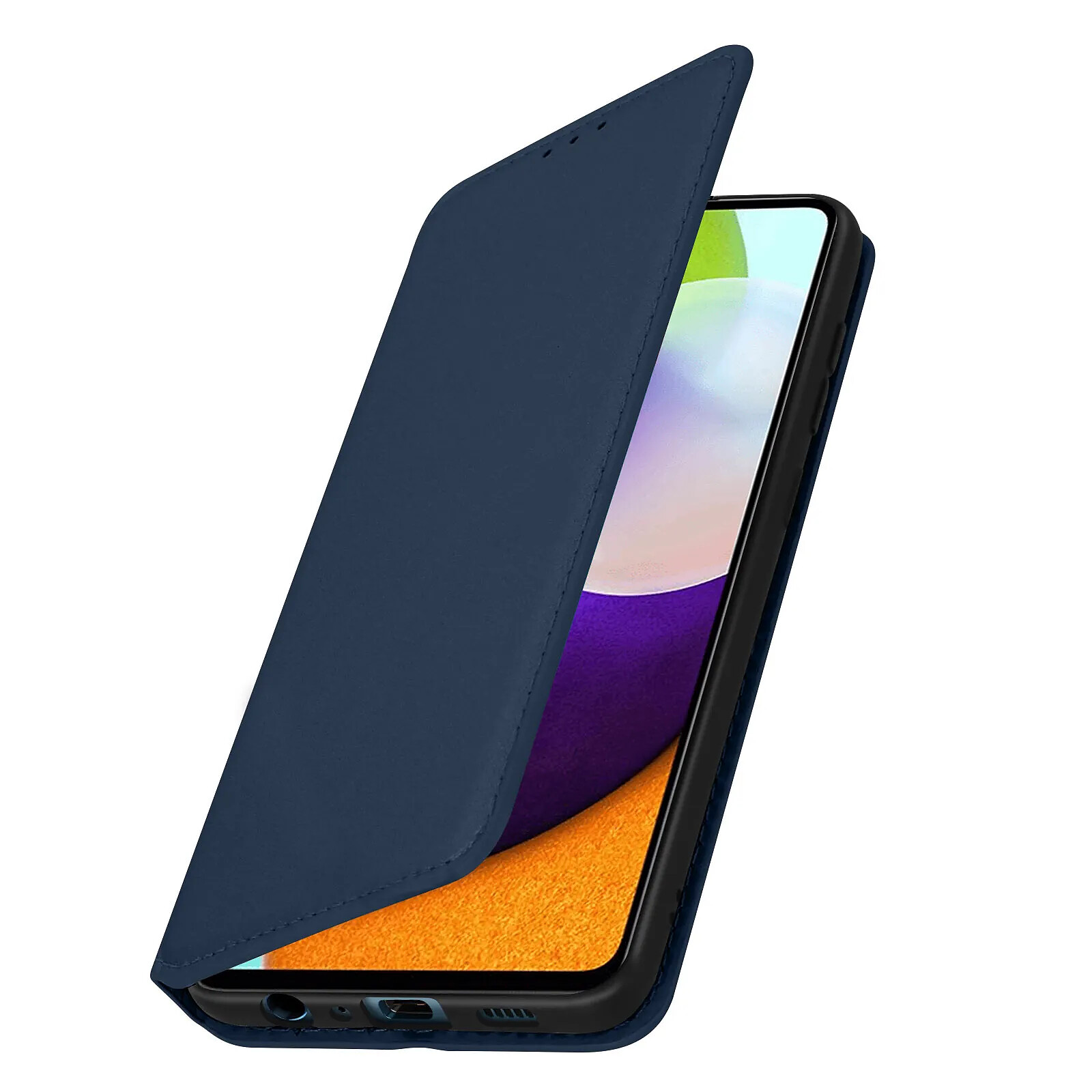 Avizar Etui Portefeuille pour Samsung Galaxy A72 Clapet Magnétique avec Support