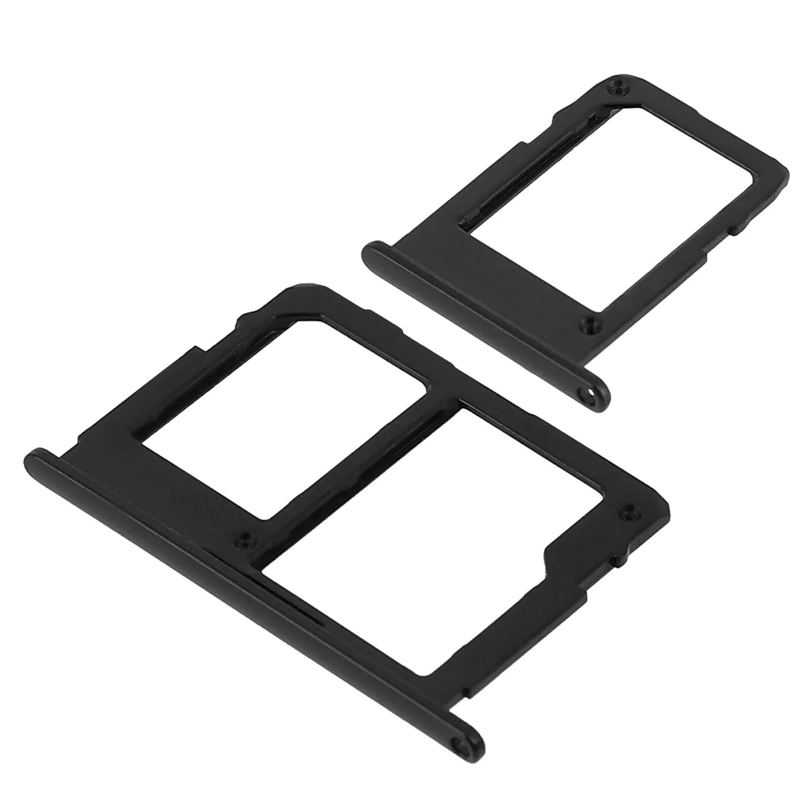 Tiroir SIM pour Samsung Galaxy J3 2017 support 2x carte nano SIM + microSD Noir