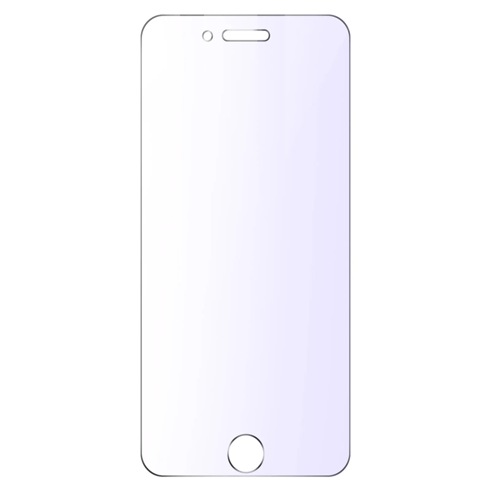 Avizar Vitre iPhone SE 2022 / 2020 et 8 / 7 Anti-lumière Bleue Biseautés
