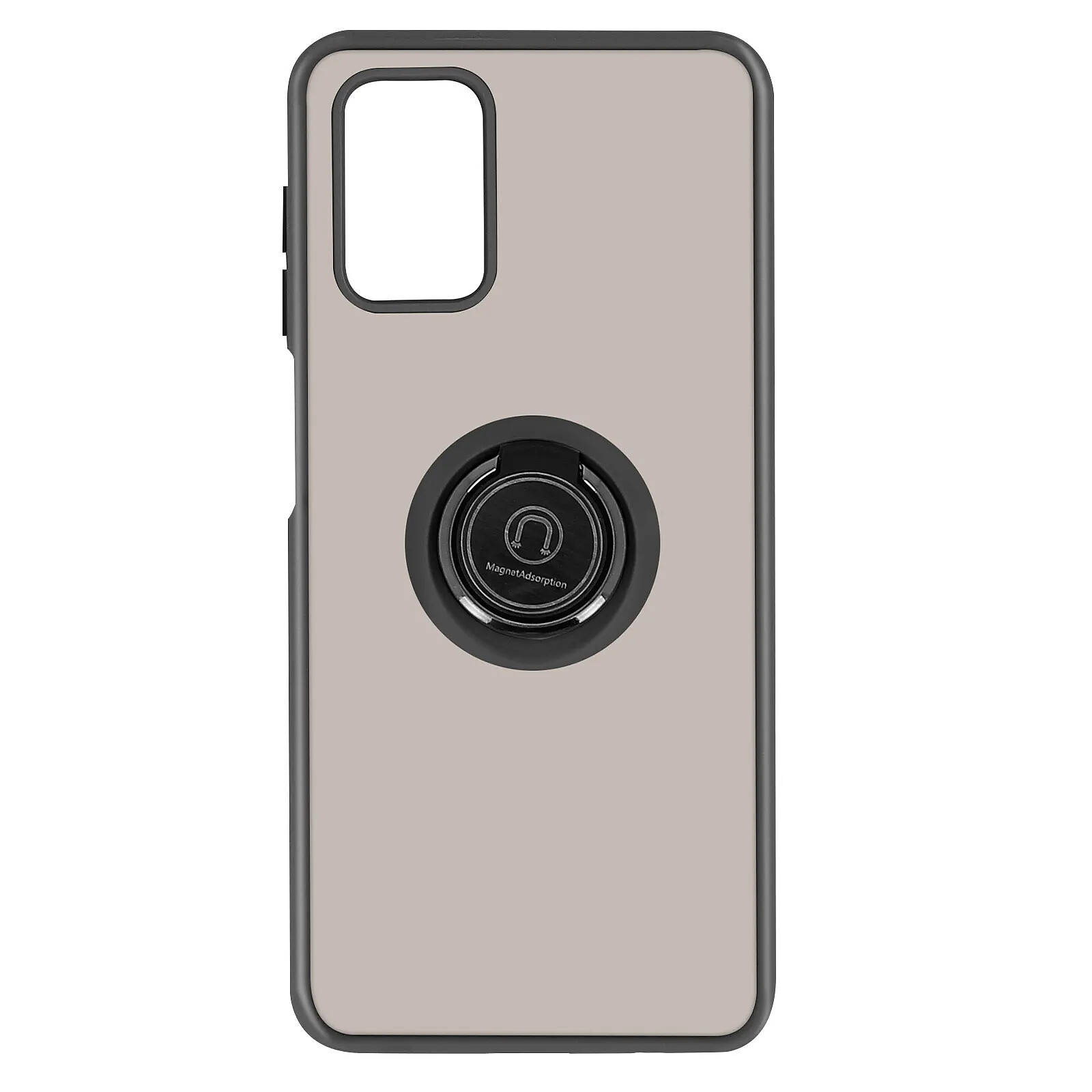 Avizar Coque pour Samsung Galaxy A03S Bi-matière Bague Métallique Support